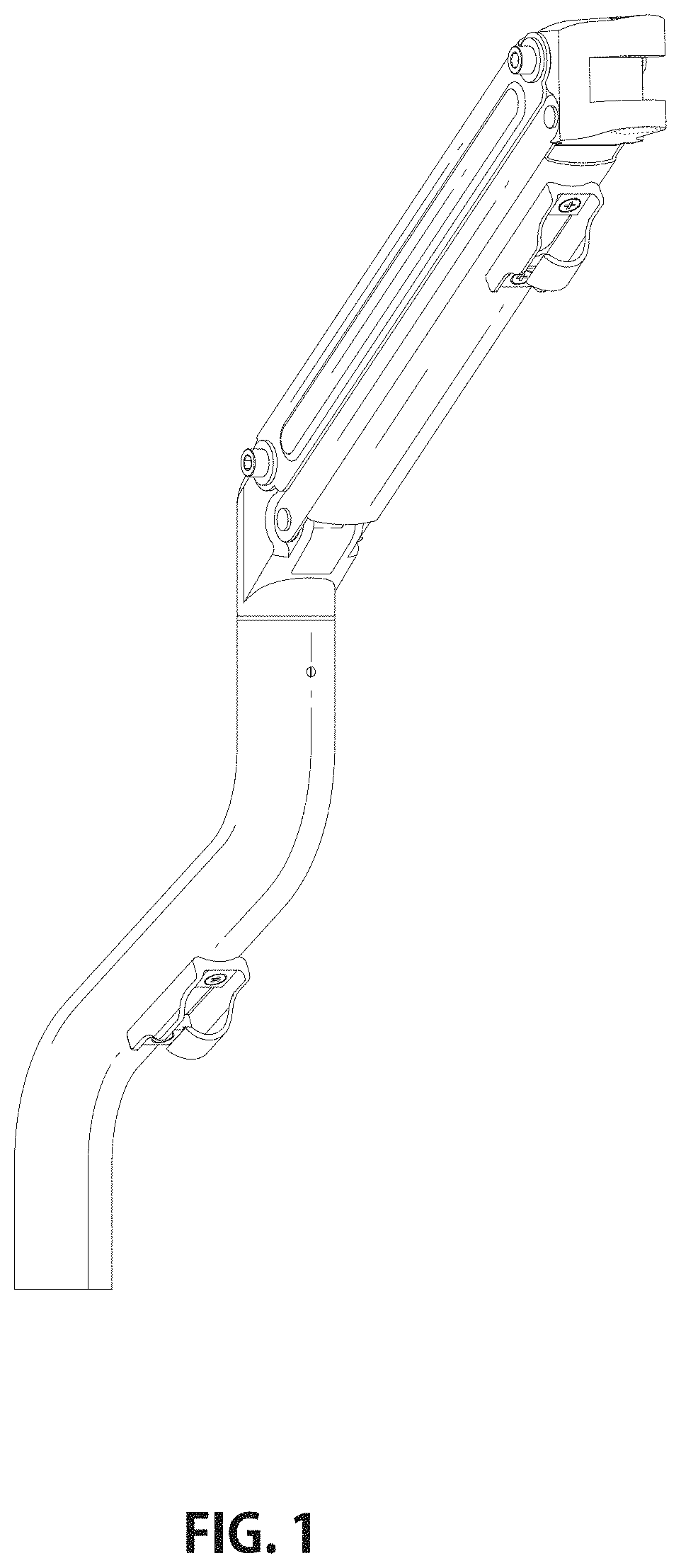 Patent USD1000451 Figure 1 – Monitor arm
