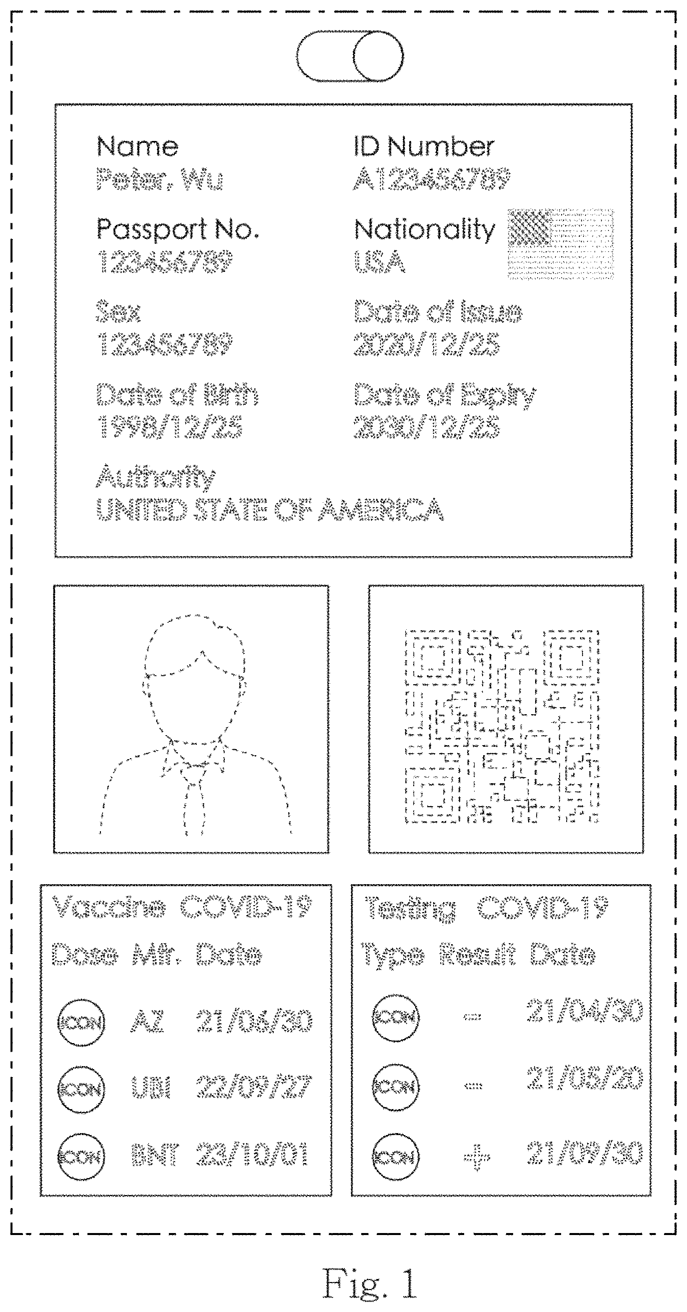 Patent USD1000459 — Display screen or portion thereof with a graphical user interface — Figure 1