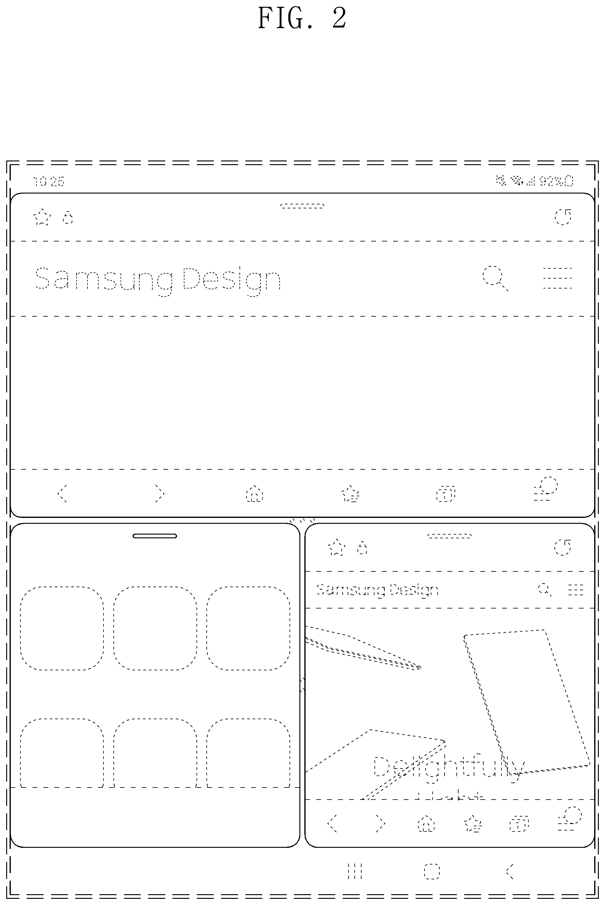 Patent USD1000473 Figure 2 – Display screen or portion thereof with transitional graphical user interface
