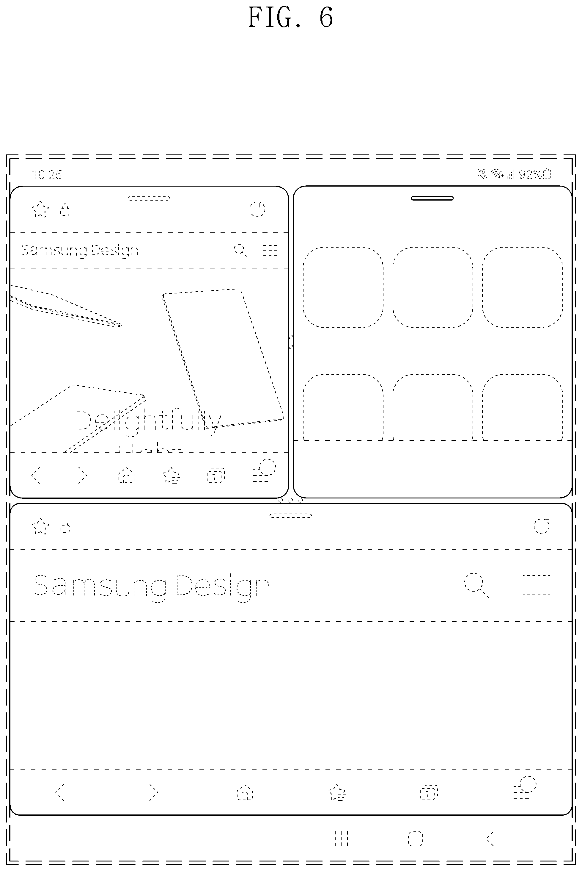 Patent USD1000473 Figure 6 – Display screen or portion thereof with transitional graphical user interface