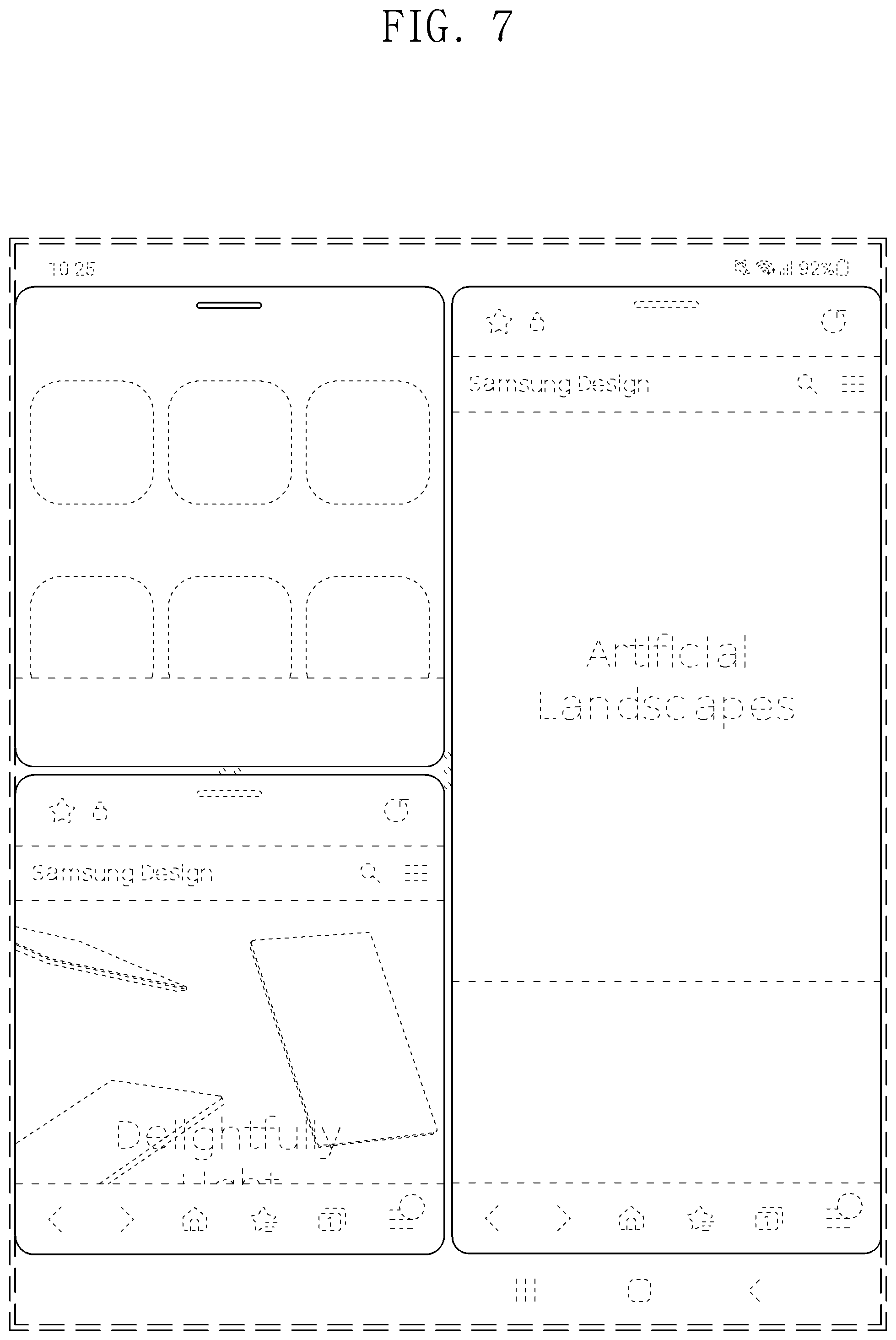 Patent USD1000473 Figure 7 – Display screen or portion thereof with transitional graphical user interface