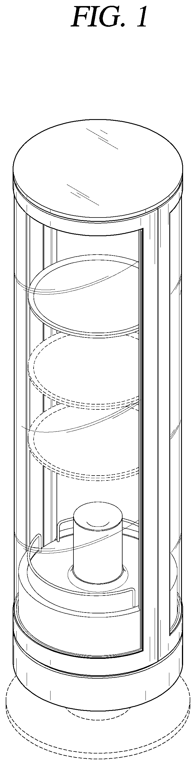 Patent USD1000482 — Refrigerator — Figure 1