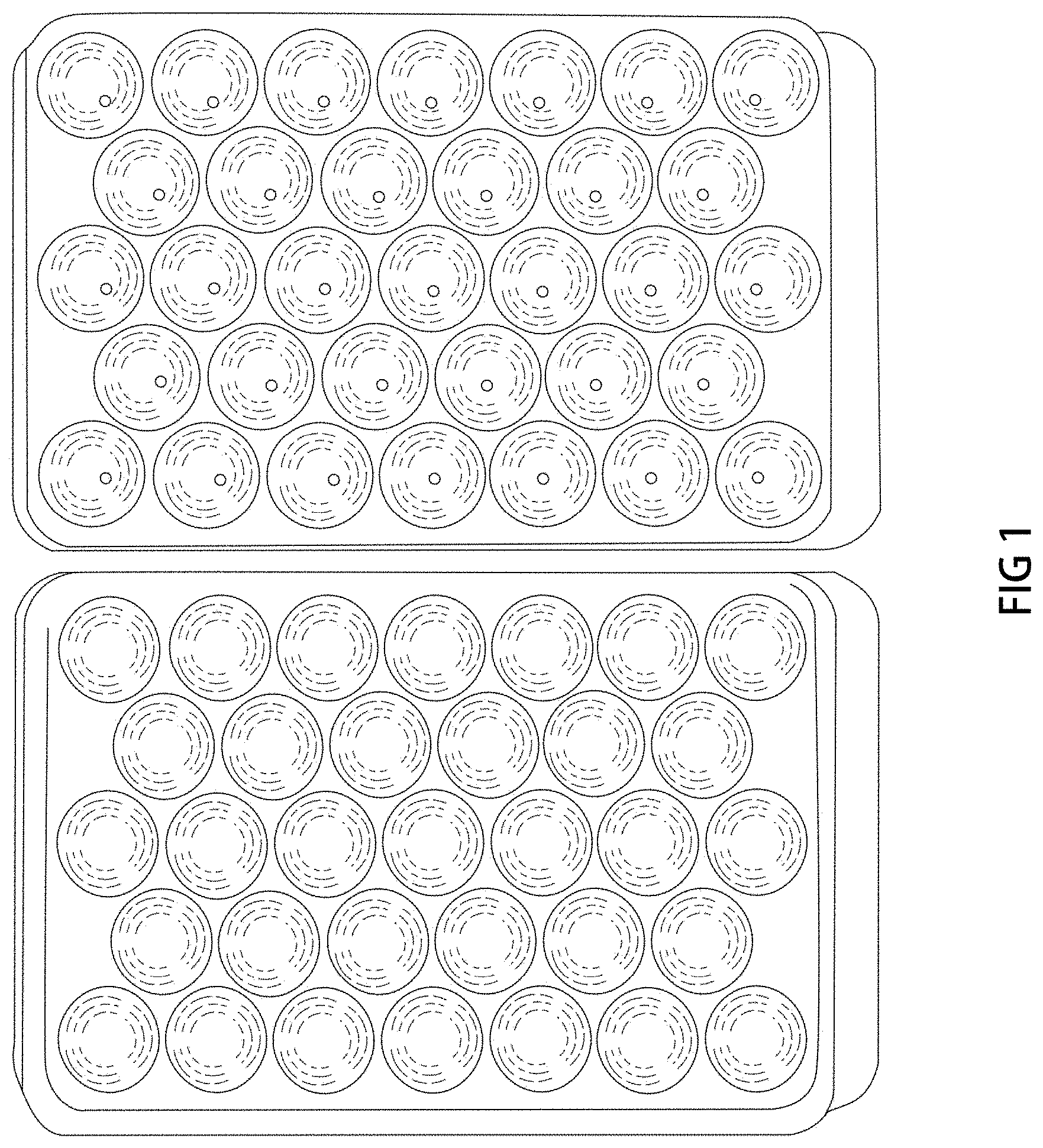 Patent USD1000489 — Ice cube tray — Figure 1
