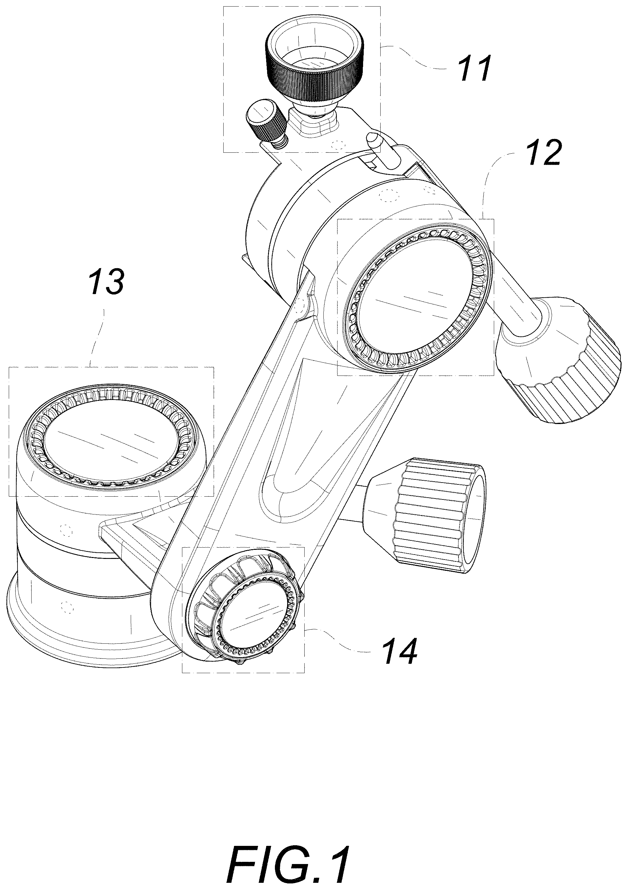 Patent USD1000496 — Astronomical telescope altazimuth mount — Figure 1