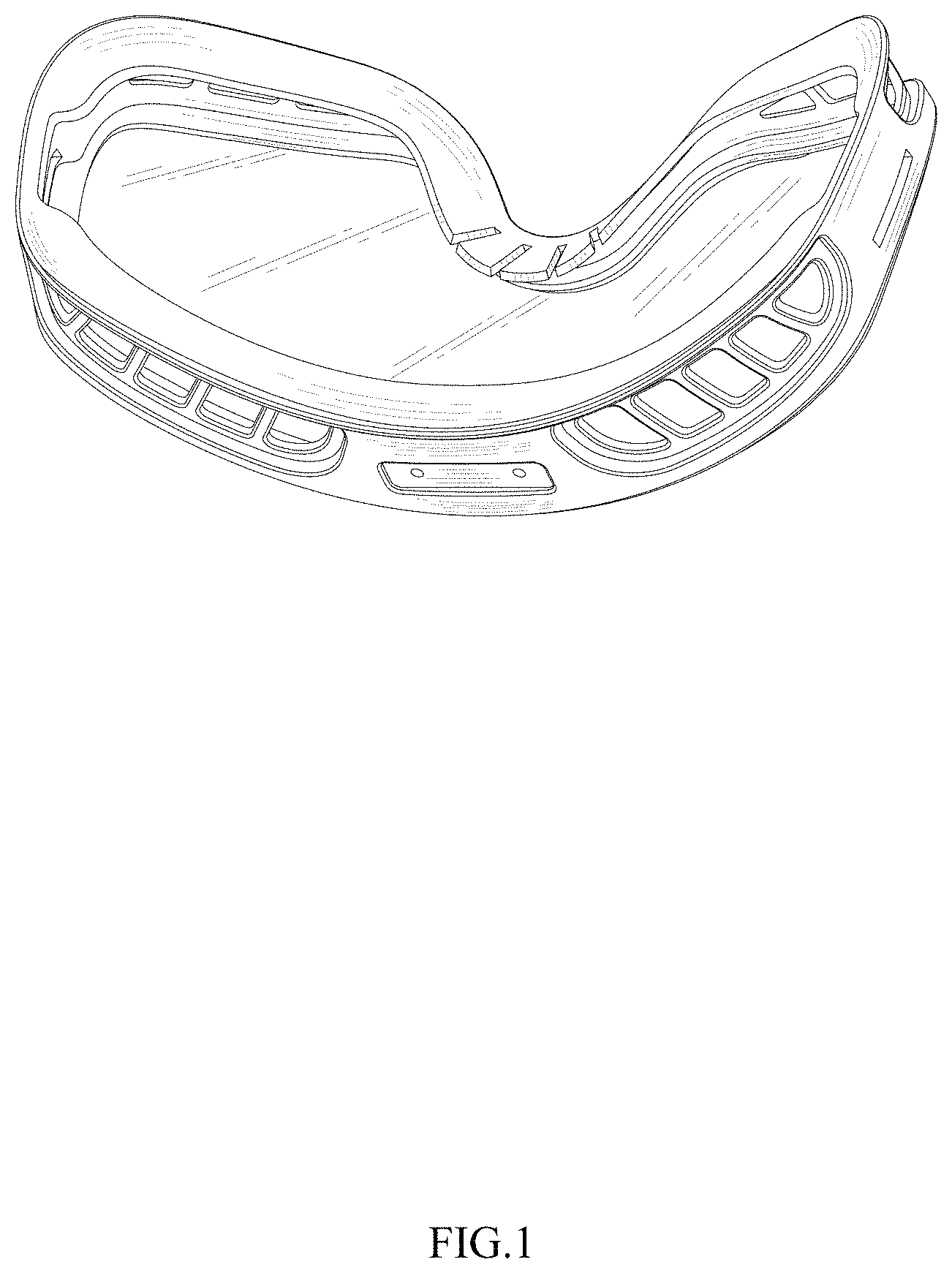 Patent USD1000506 — Goggle — Figure 1
