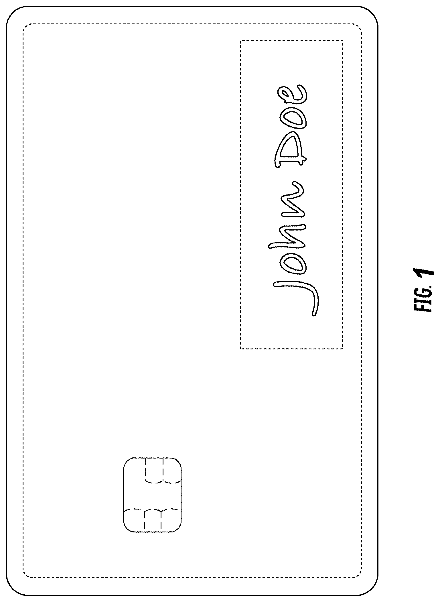 Patent USD1000515 Figure 1 – Payment card