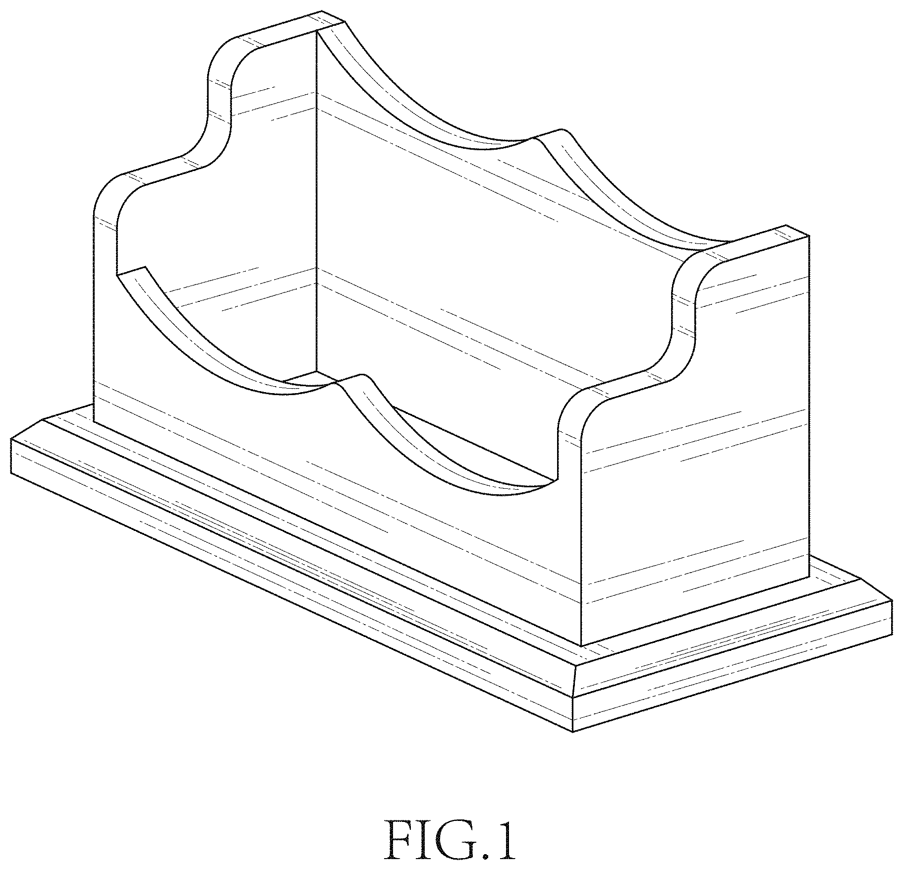 Patent USD1000519 — Business card holder — Figure 1