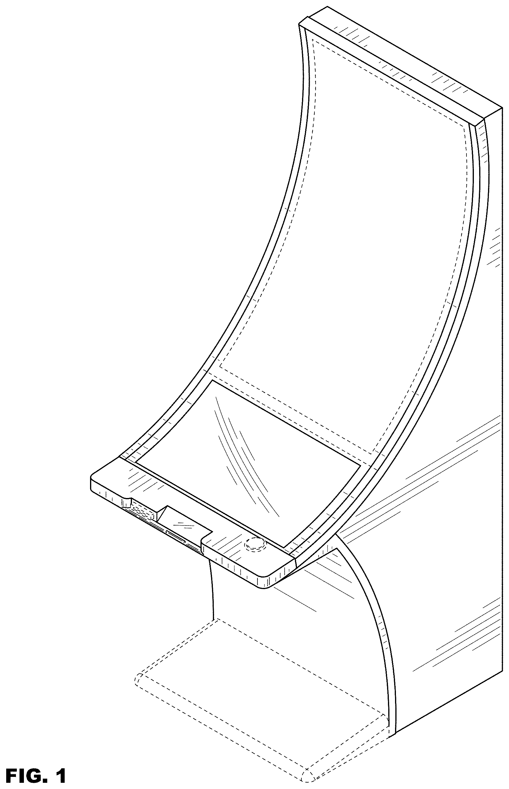 Patent USD1000526 Figure 1 – Gaming machine