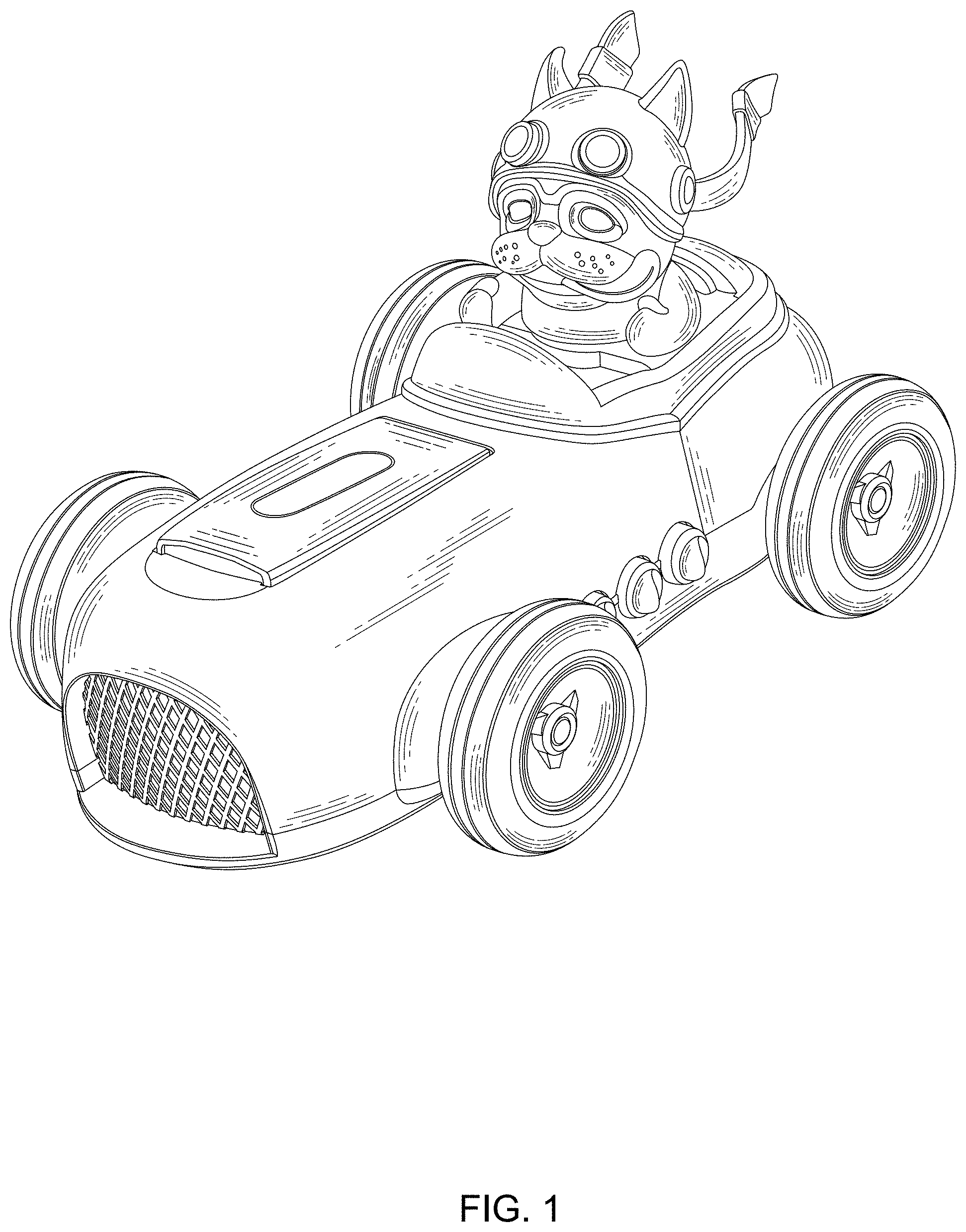 Patent USD1000541 — Toy car — Figure 1