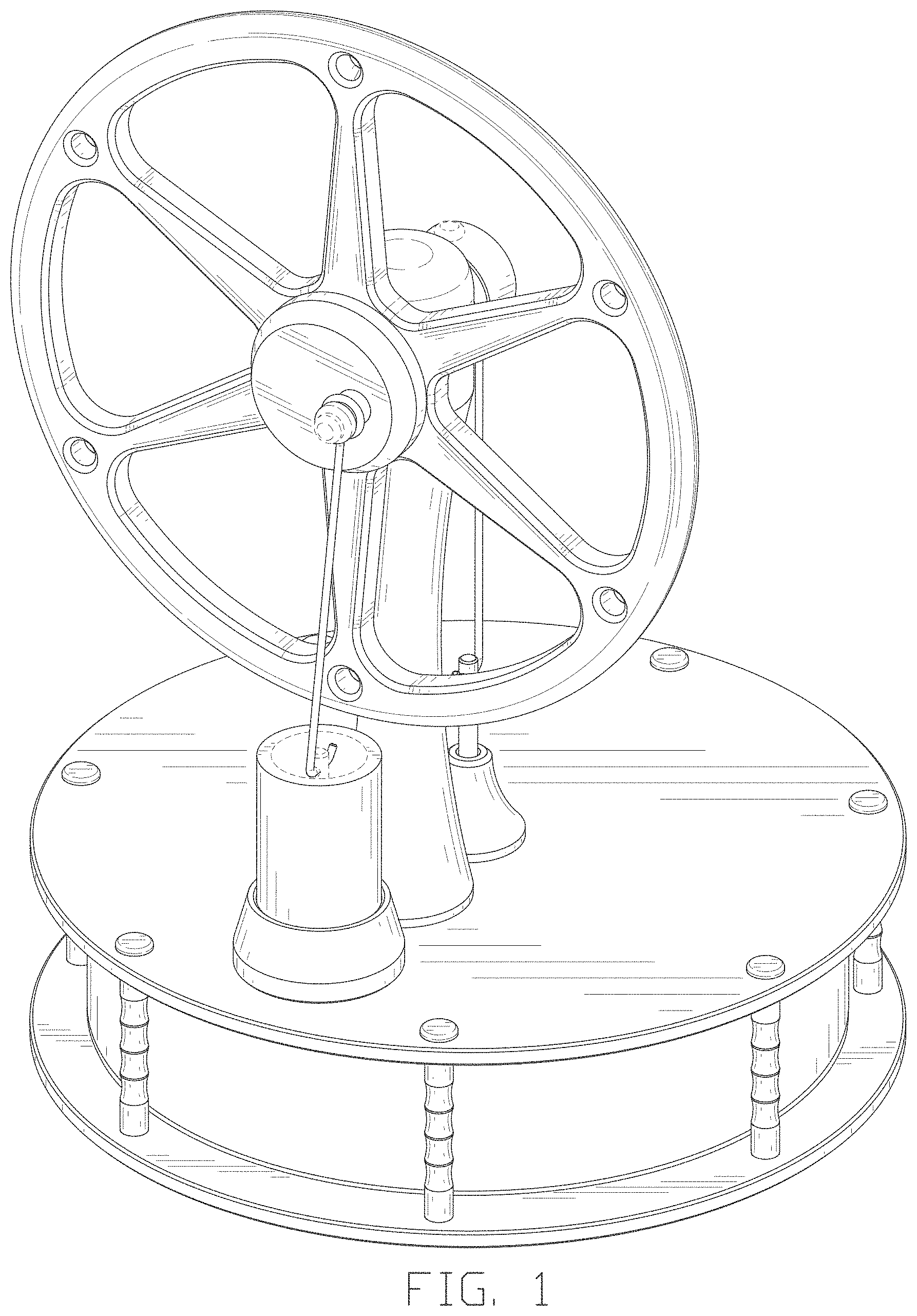 Patent USD1000546 — Stirling engine — Figure 1