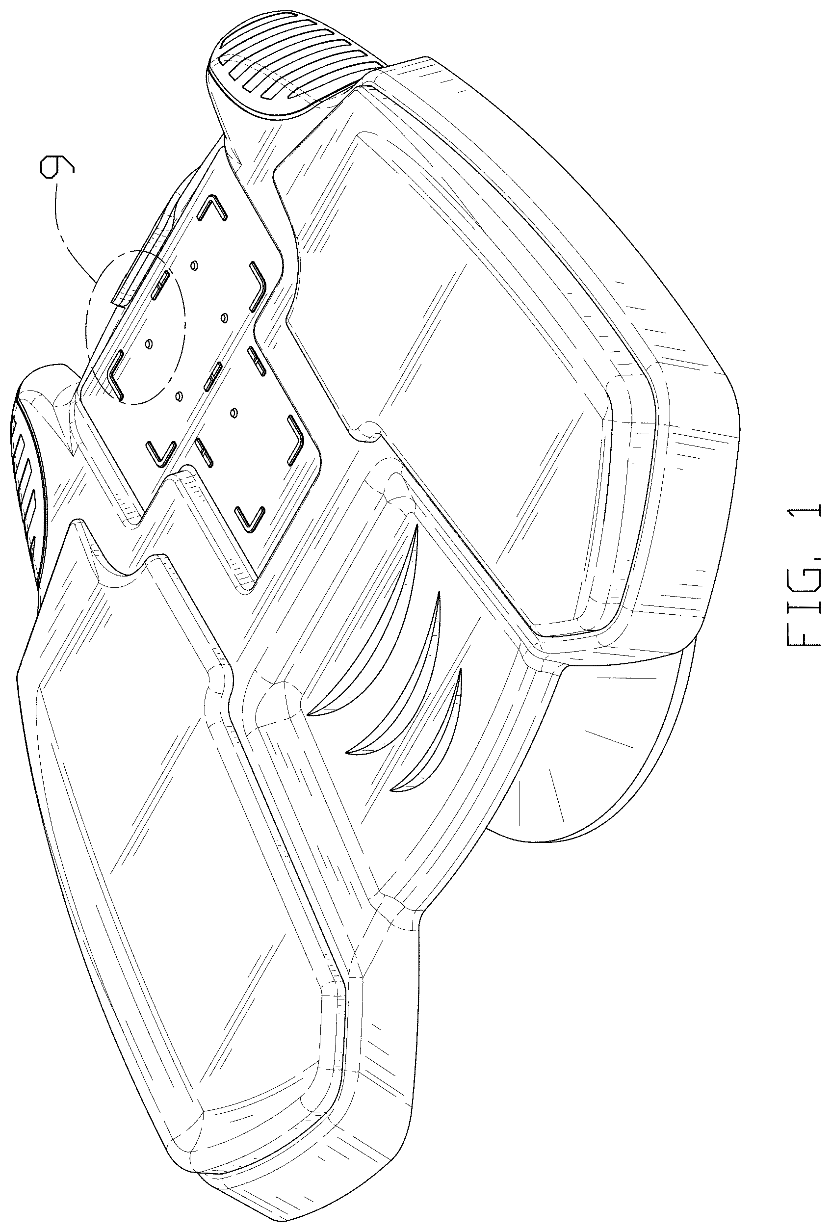 Patent USD1000554 — Planking platform with base — Figure 1