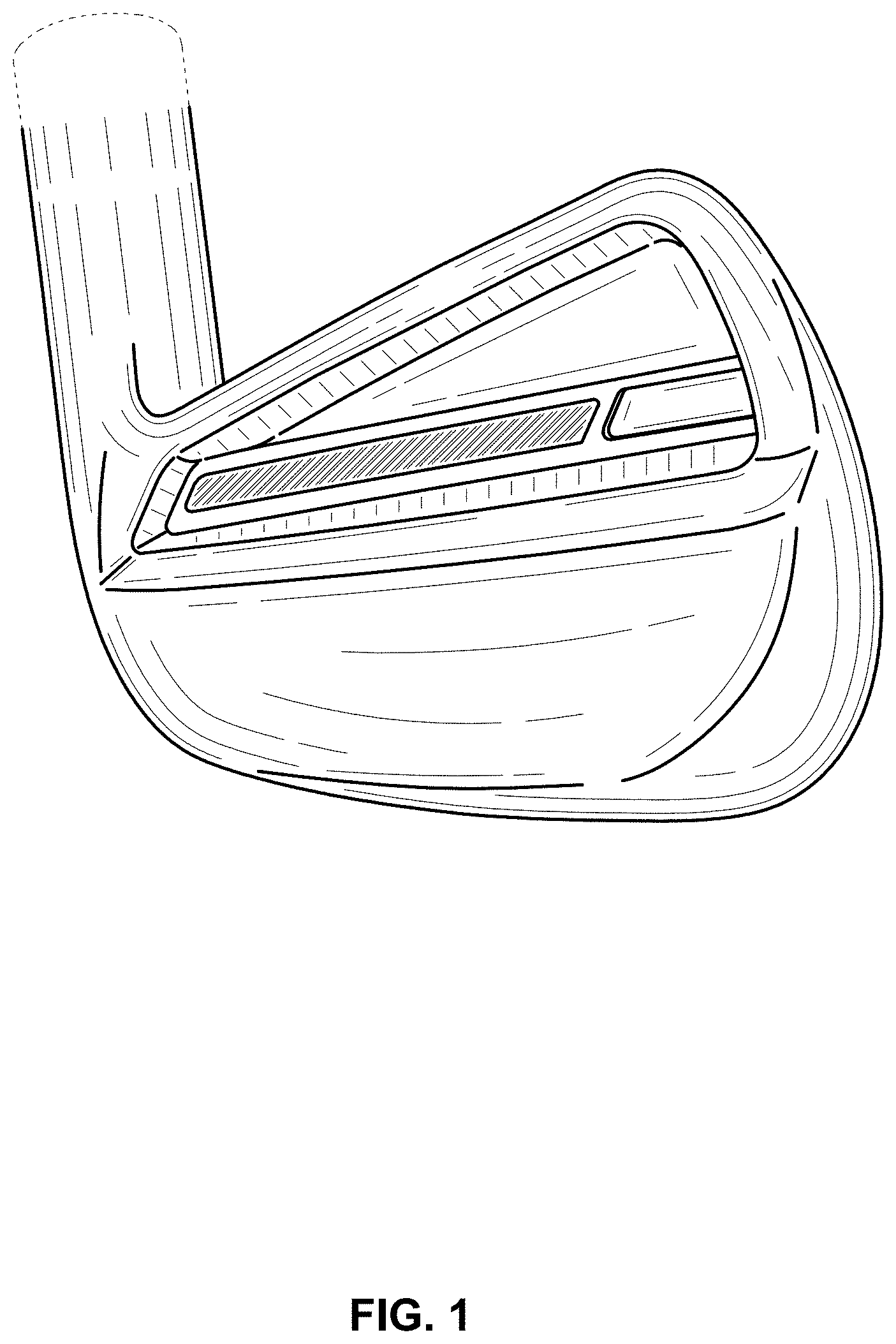 Patent USD1000558 — Iron golf club head — Figure 1