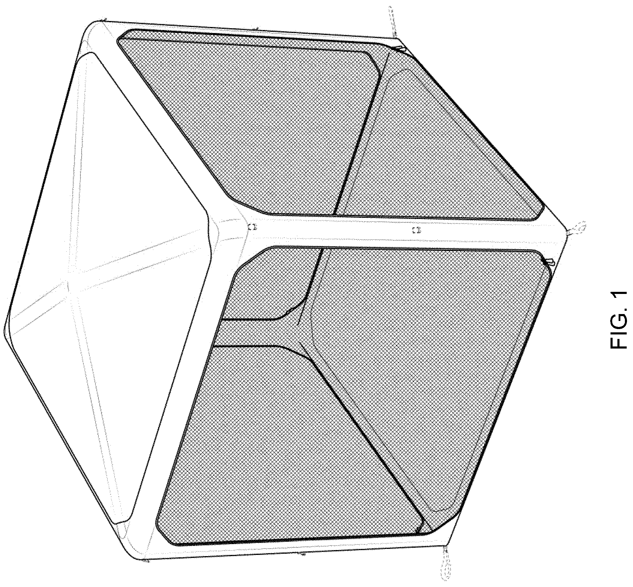 Patent USD1000569 — Tent — Figure 1