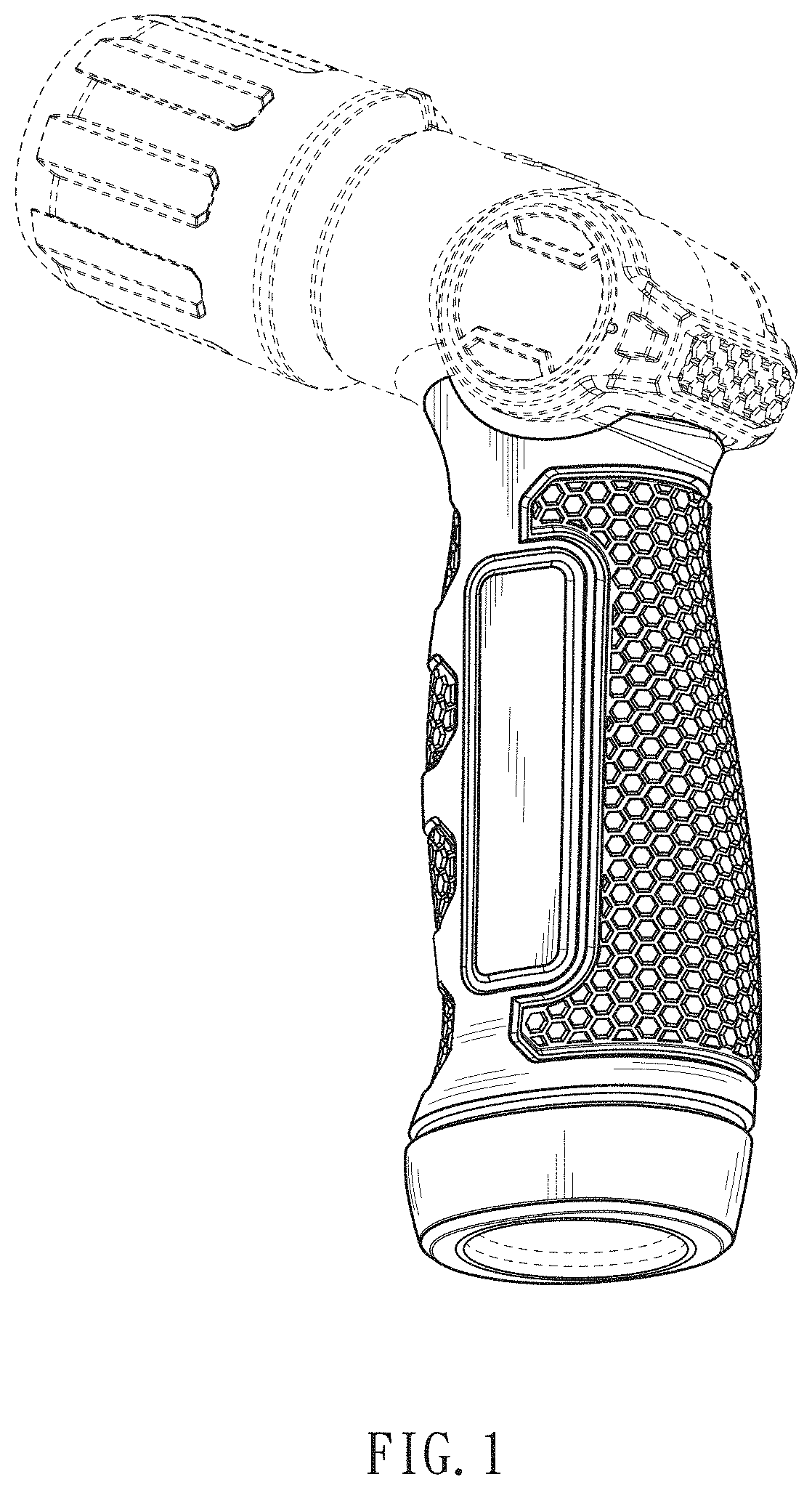 Patent USD1000584 — Grip part for watering nozzle — Figure 1