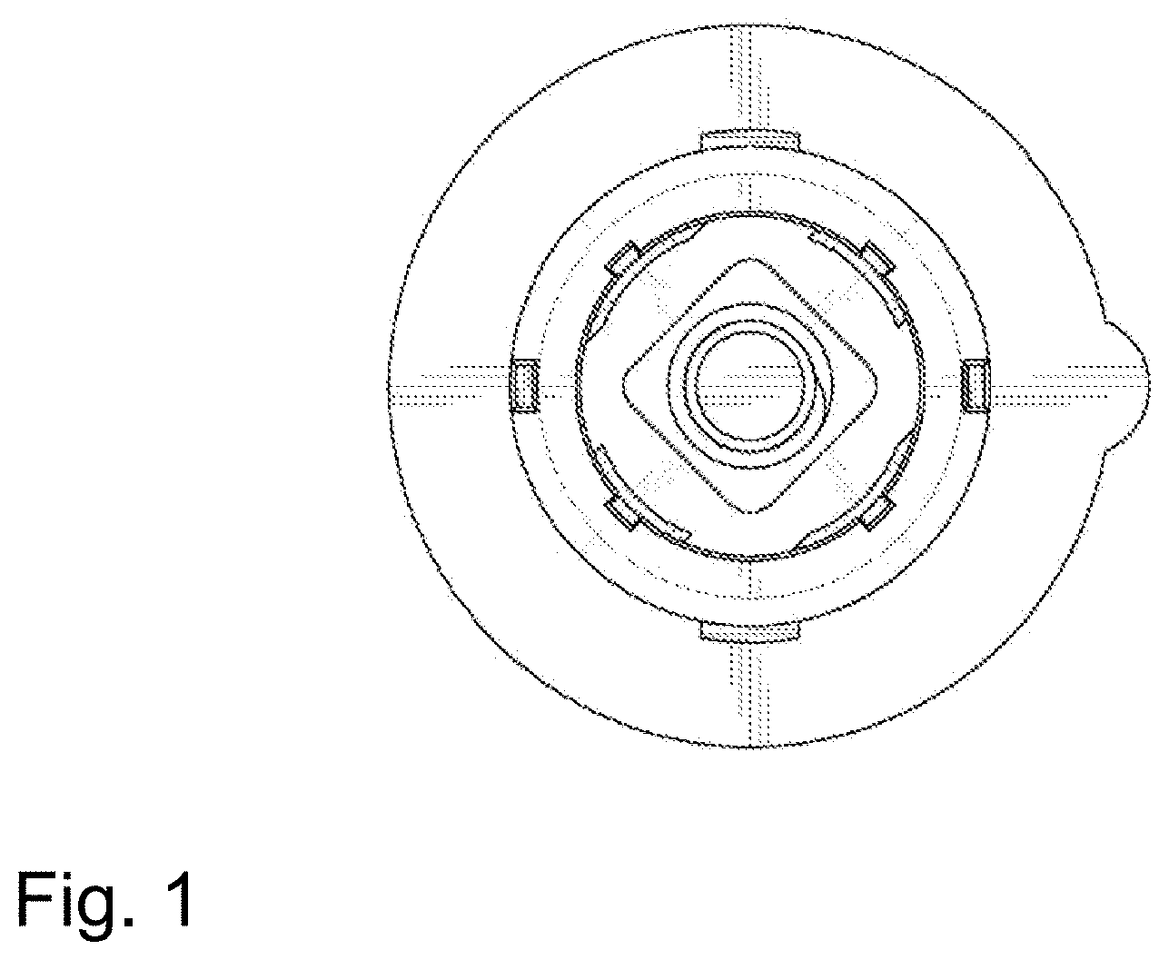 Patent USD1000586 — Converter for sanitary outlet valves — Figure 1