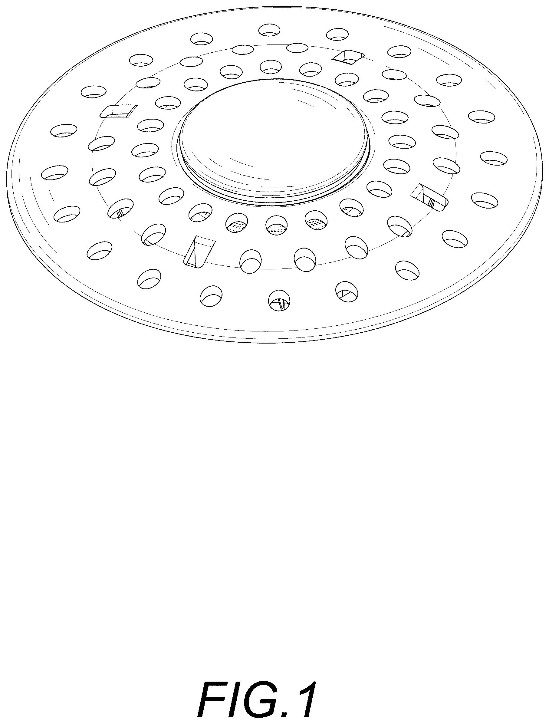 Patent USD1000593 — Bathtub drain plug — Figure 1