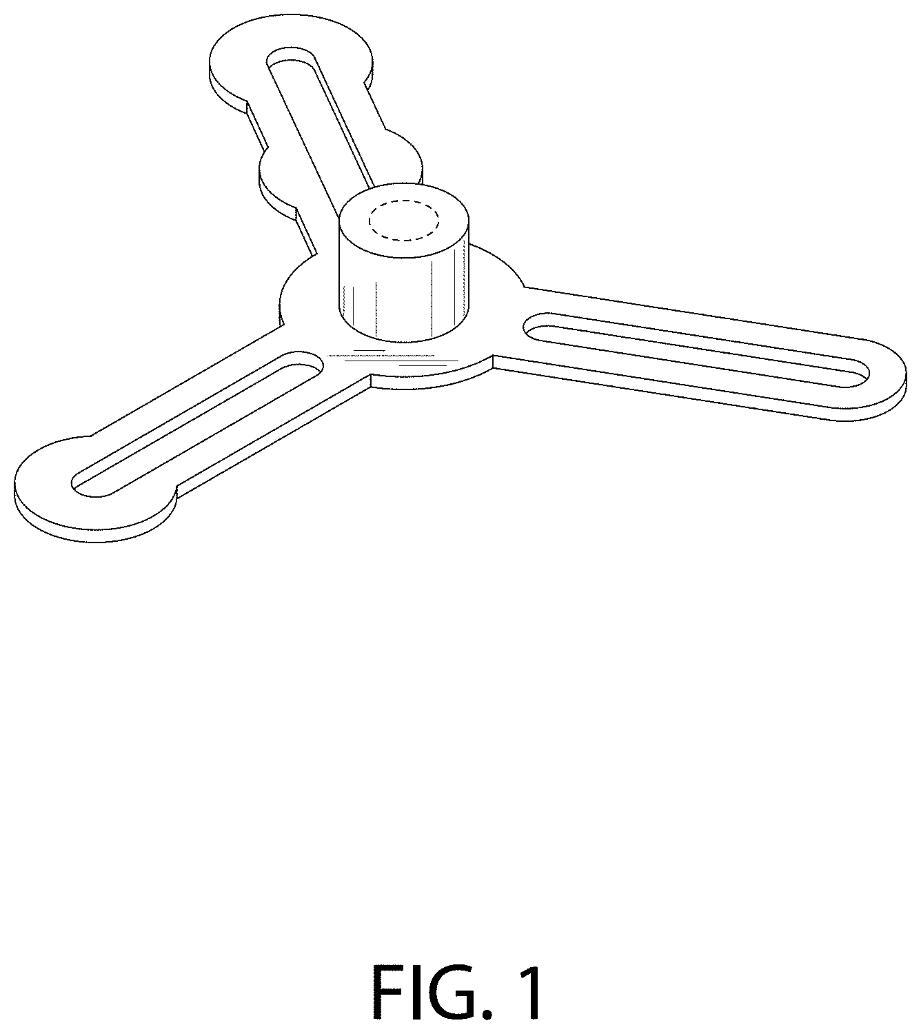 Patent USD1000612 — Fiducial marker — Figure 1