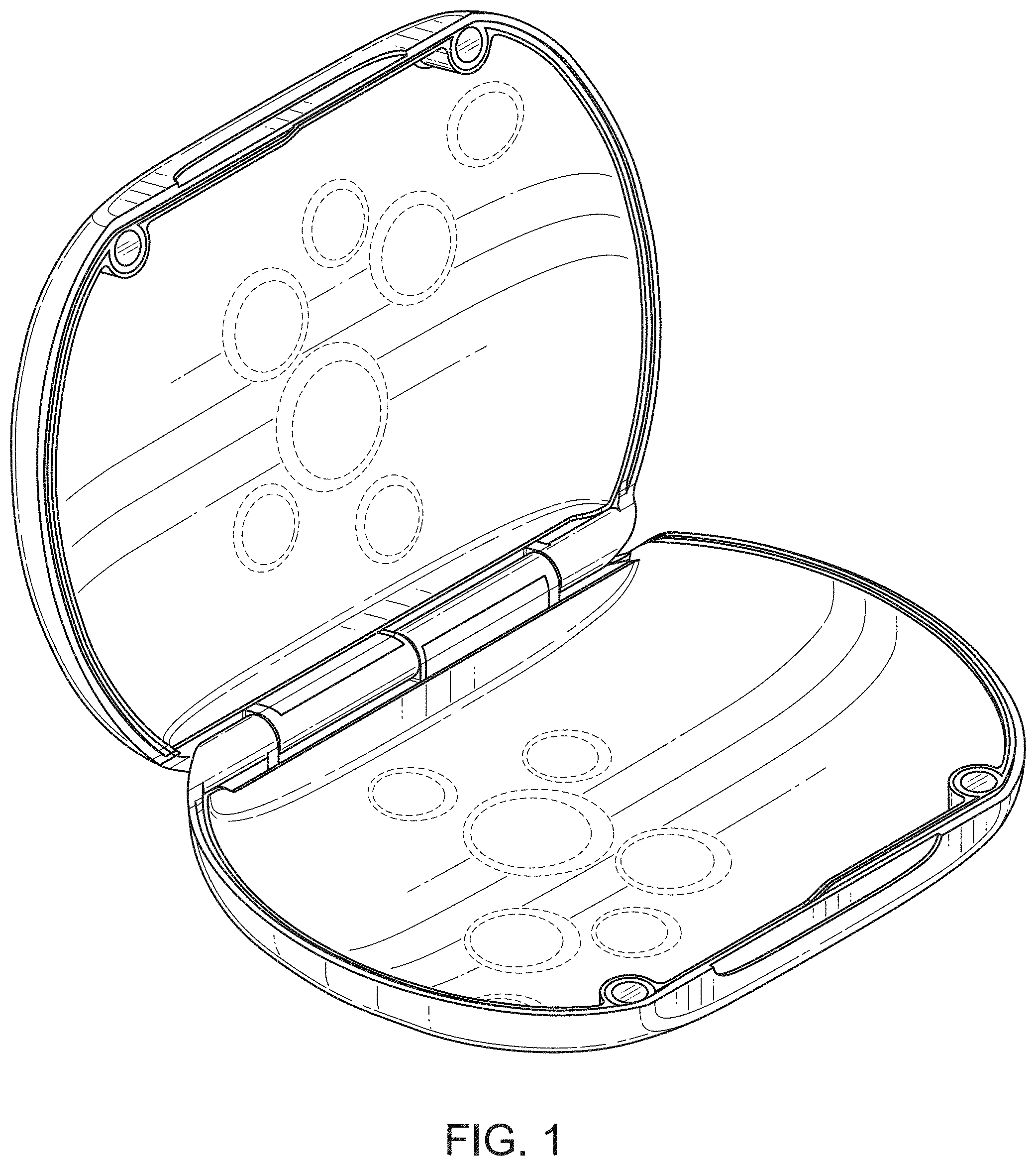 Patent USD1000616 Figure 1 – Case for dental apparatus