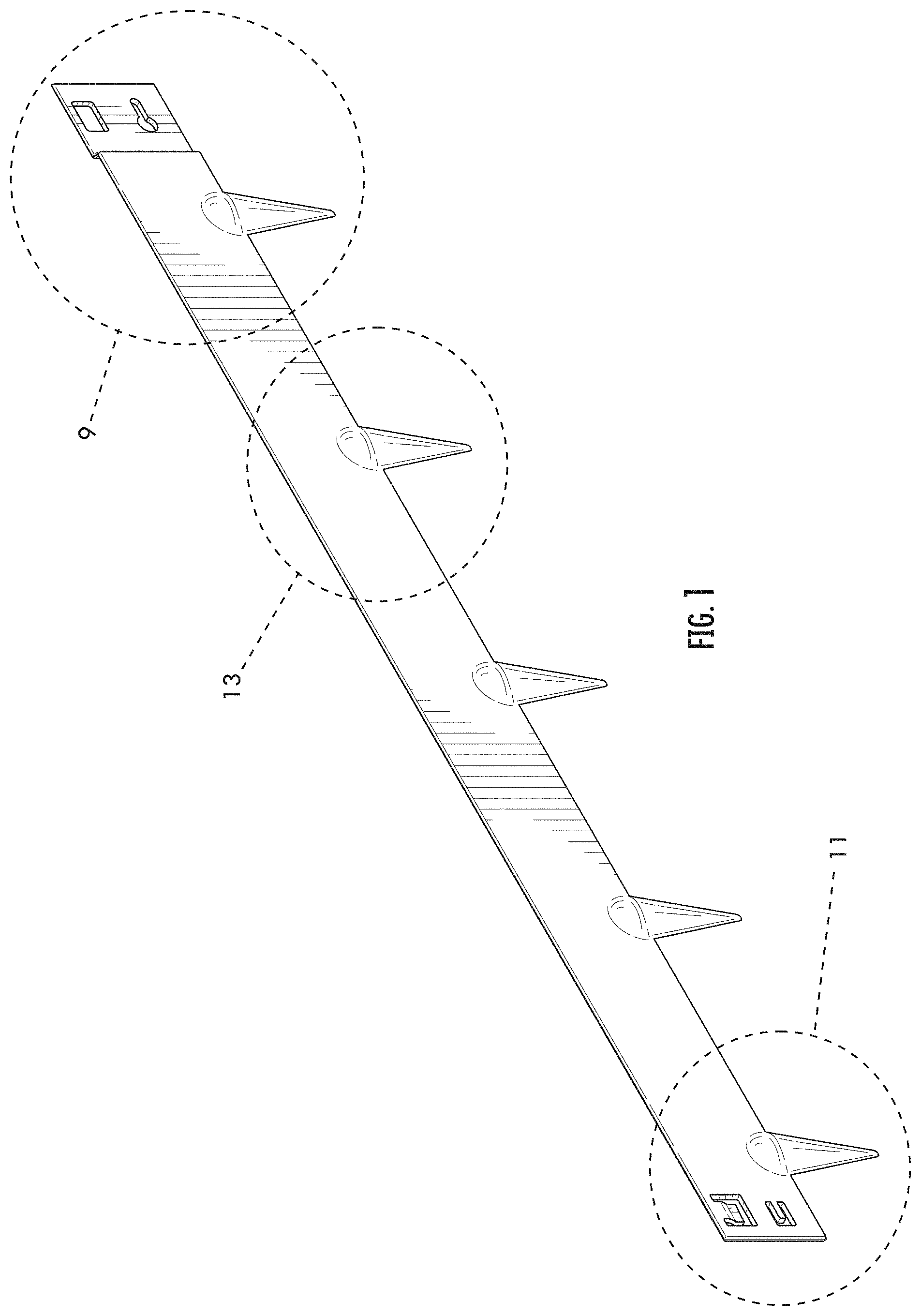 Patent USD1000644 — Spiked edging — Figure 1