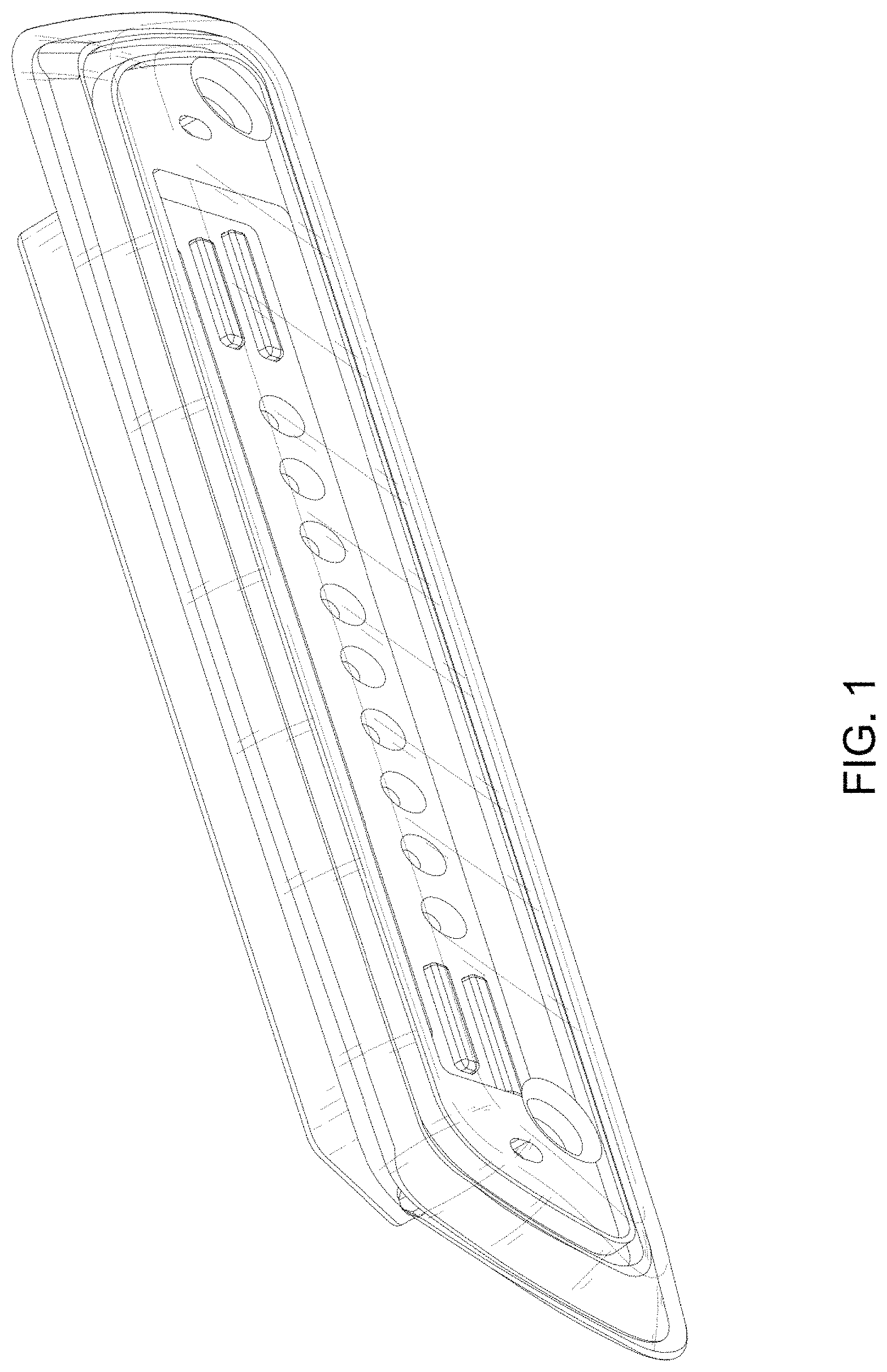 Patent USD1000661 — Brake light — Figure 1