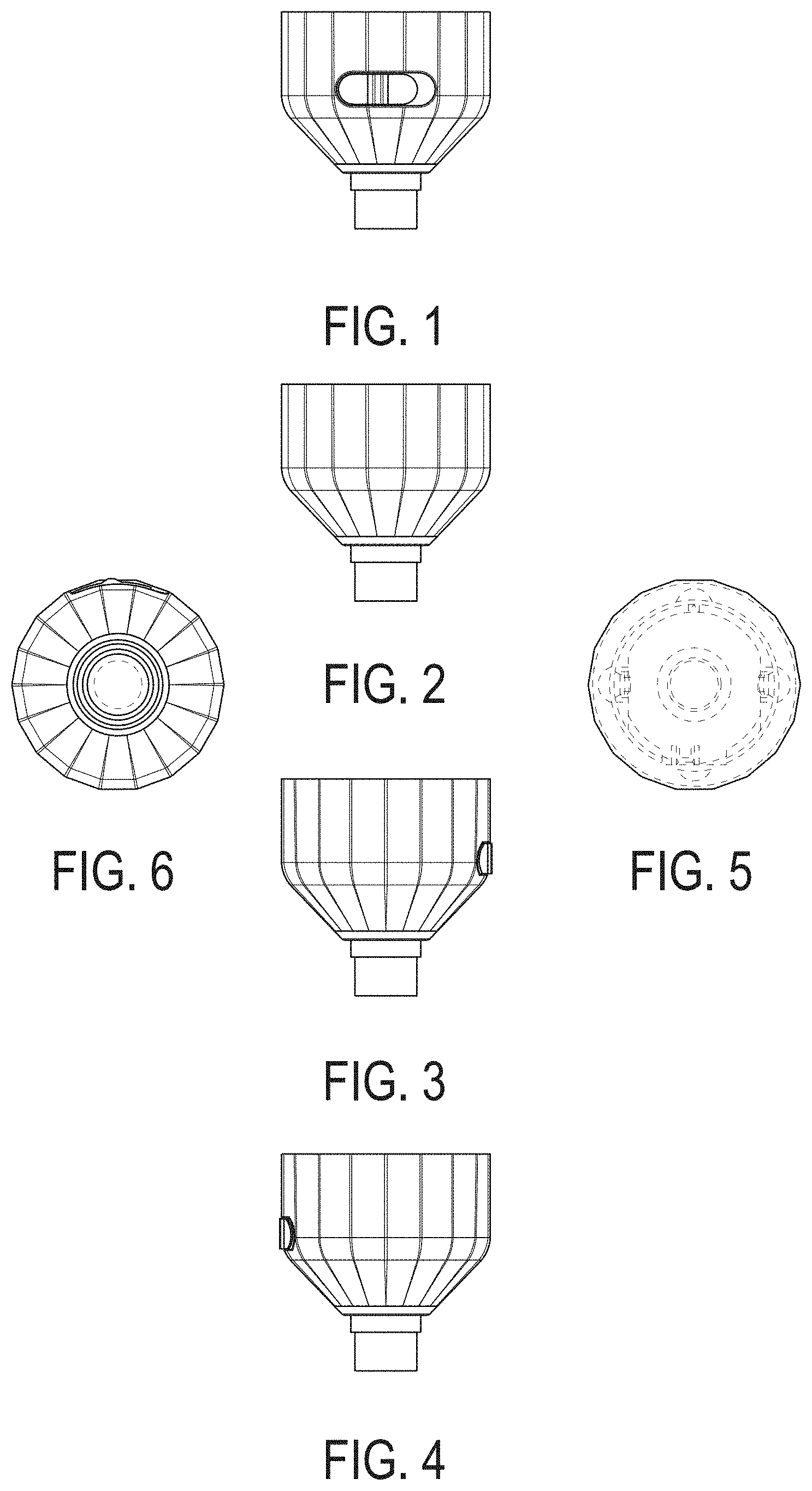 Patent USD1000688 Figure 1 – Lamp housing
