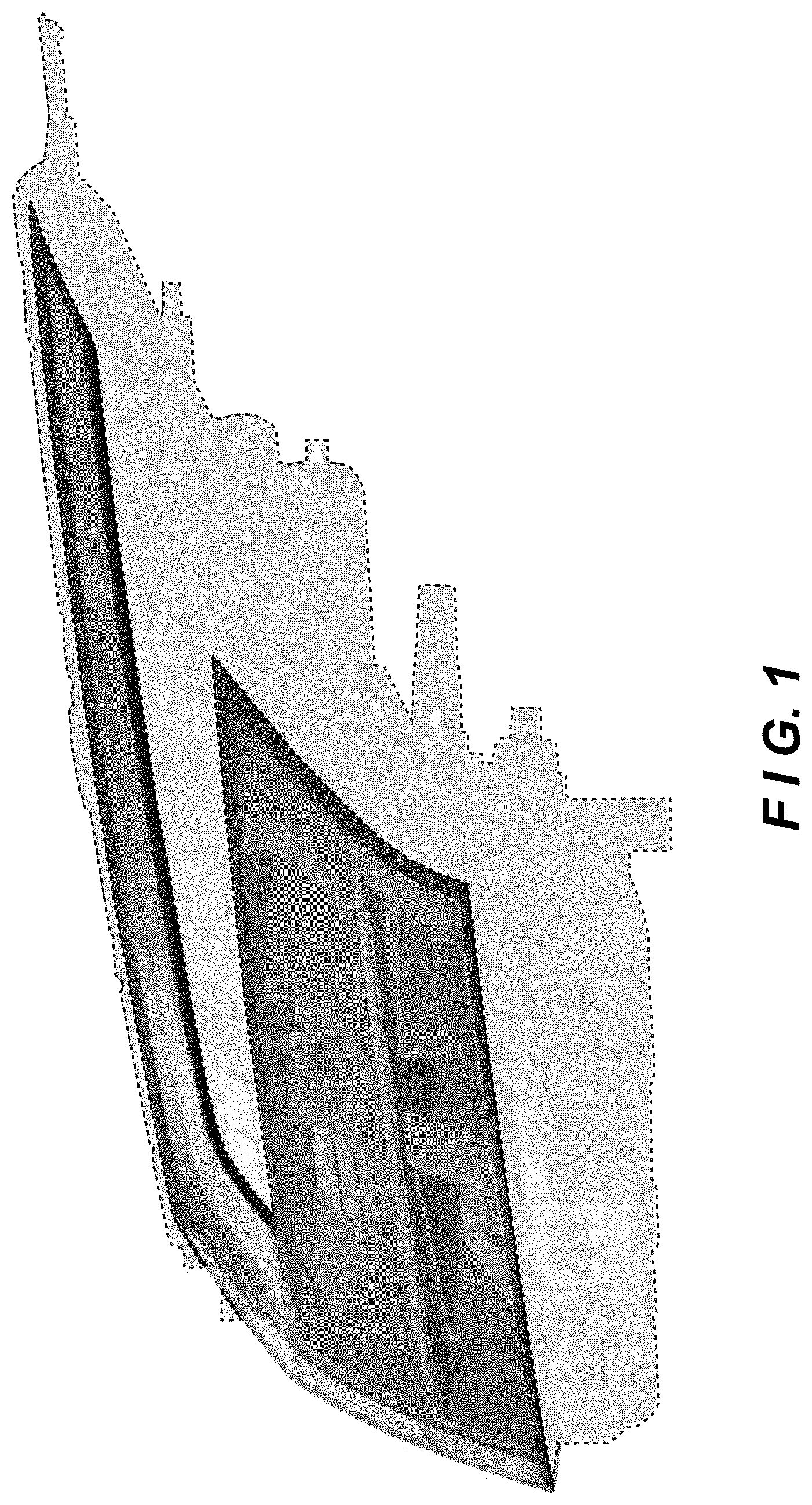 Patent USD1000689 Figure 1 – Headlamp for automobile