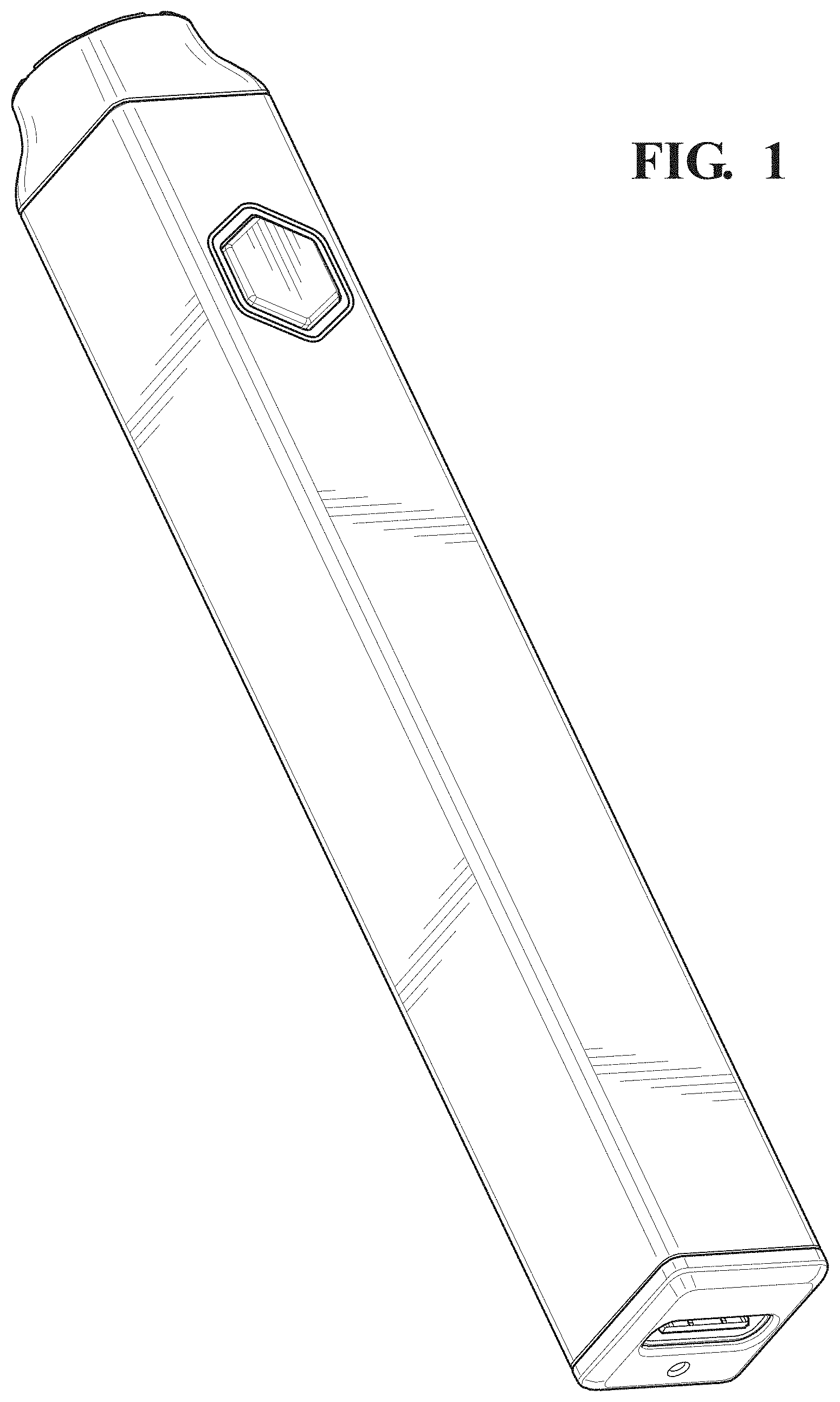 Patent USD1000690 — Battery rod for electronic cigarette — Figure 1