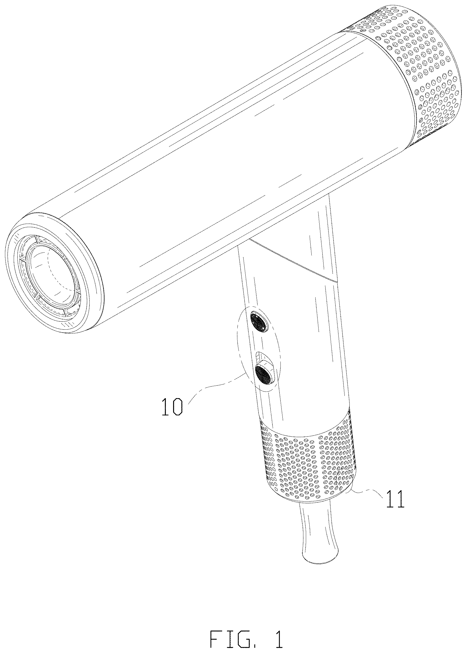 Patent USD1000702 — Hair dryer — Figure 1