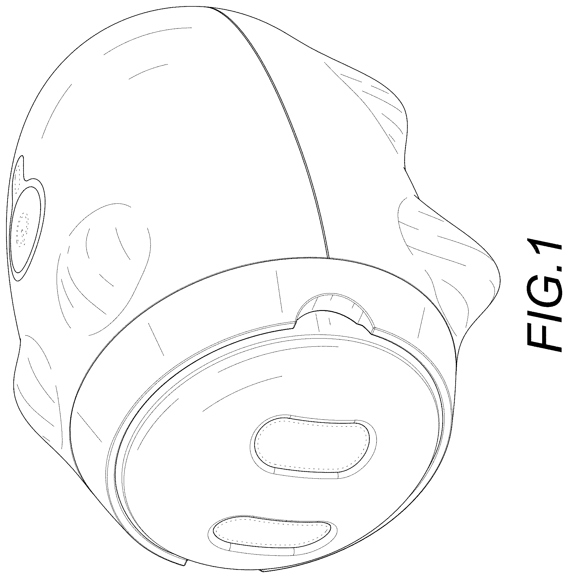 Patent USD1000708 Figure 1 – Electric foot callus remover