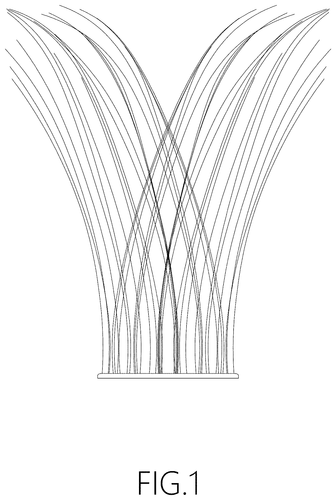 Patent USD1000711 Figure 1 – Eyelash extension