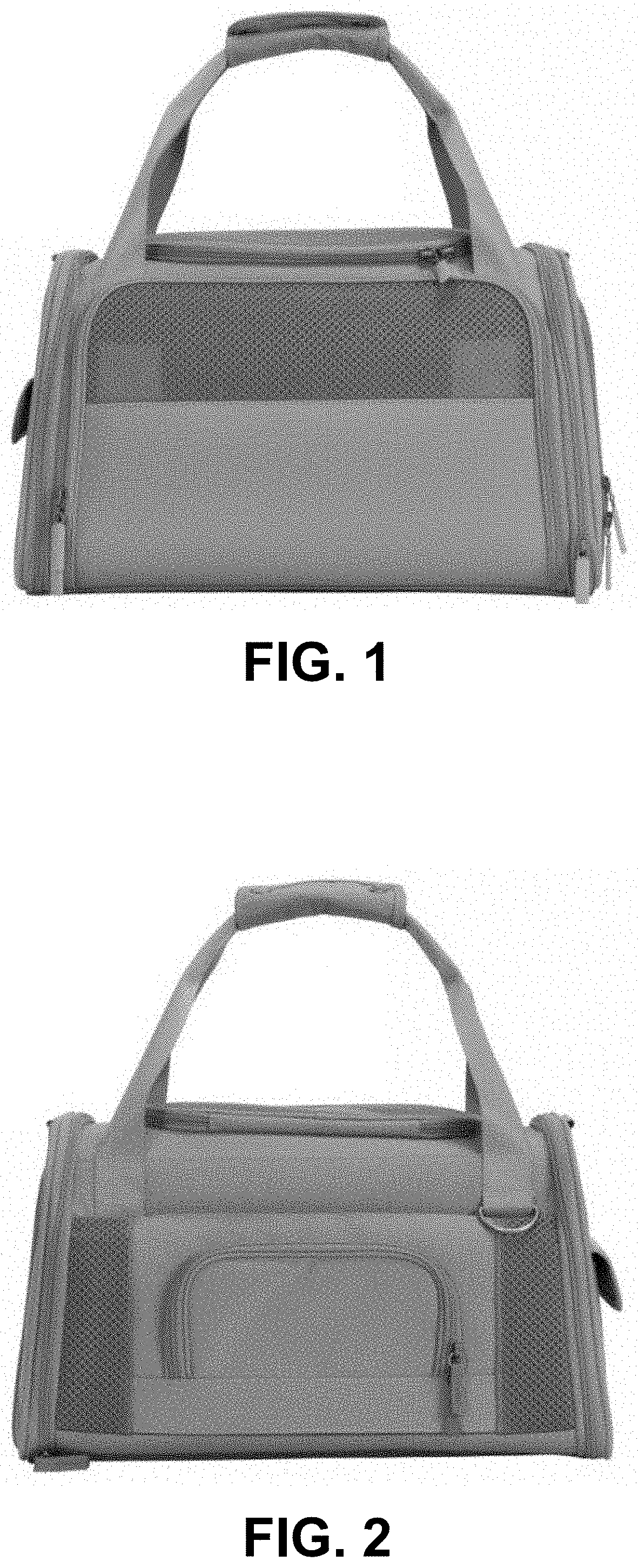 Patent USD1000717 Figure 1 – Pet carrier