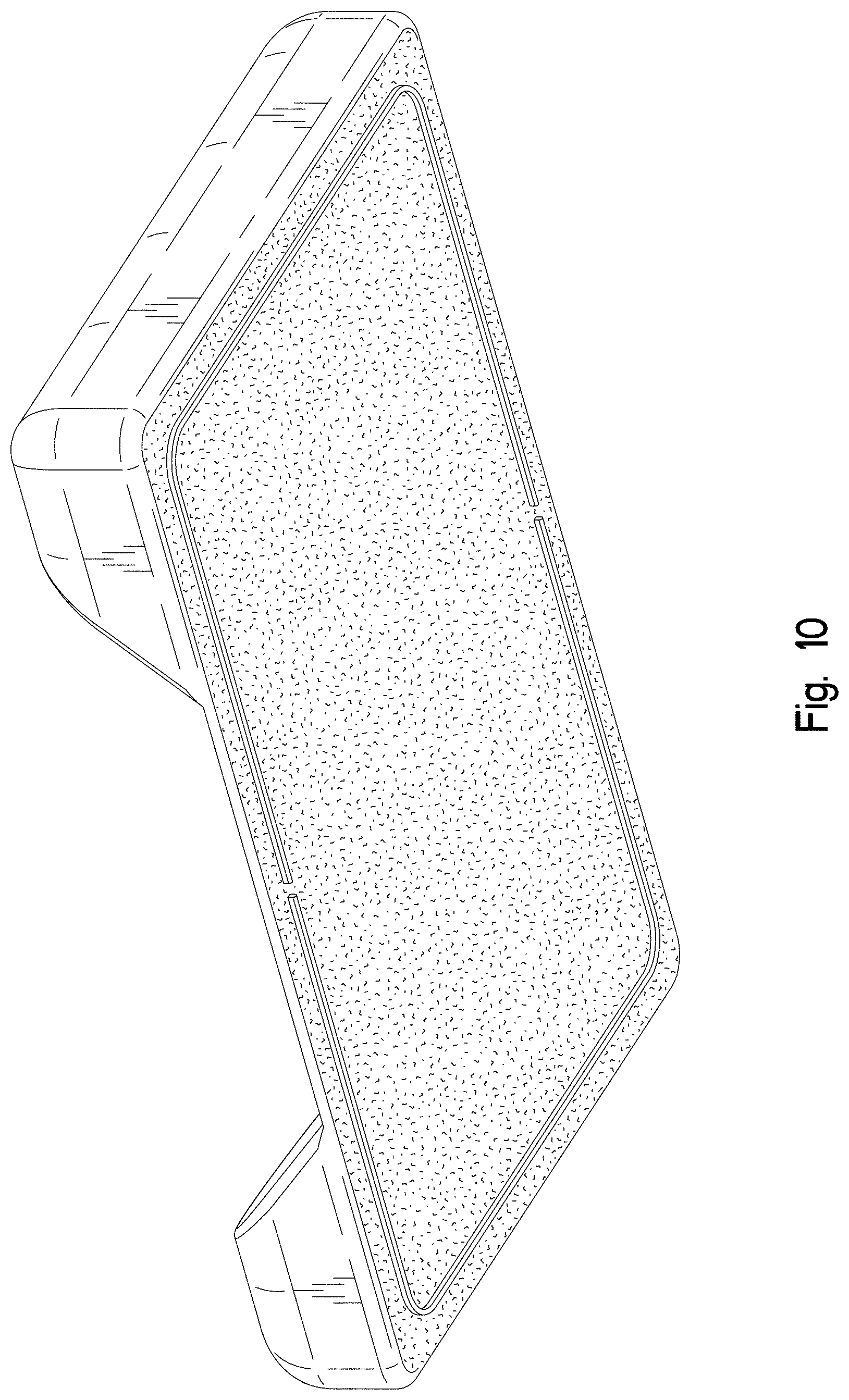Patent USD1000720 Figure 8 – Bolster member of an animal bed assembly