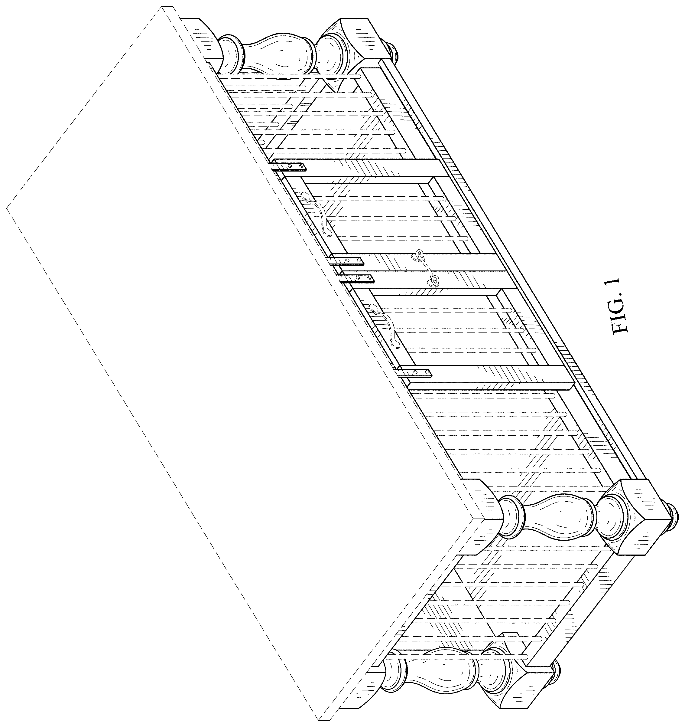 Patent USD1000722 — Pet kennel — Figure 1