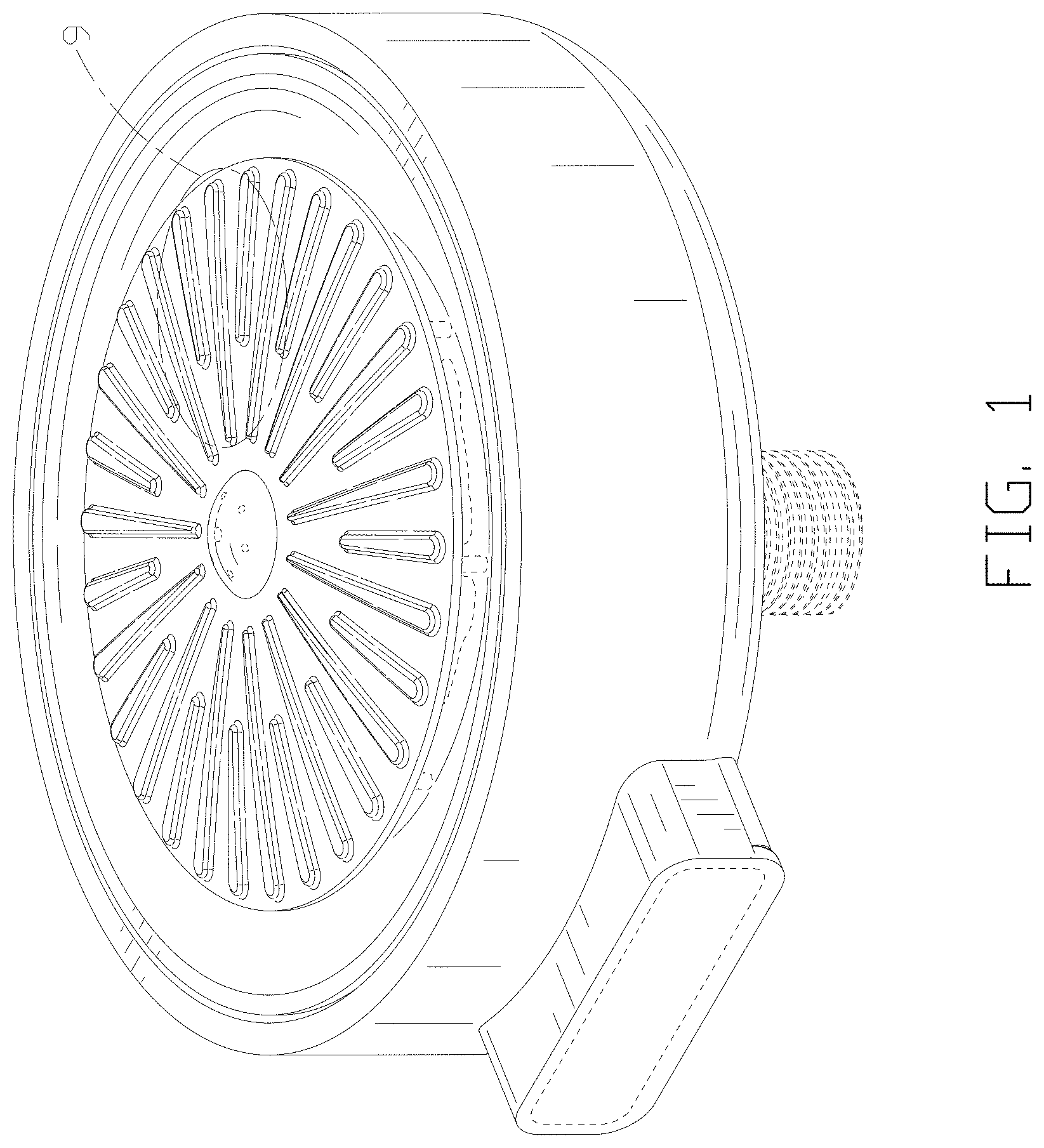 Patent USD1000733 Figure 1 – Bottle and cup washer