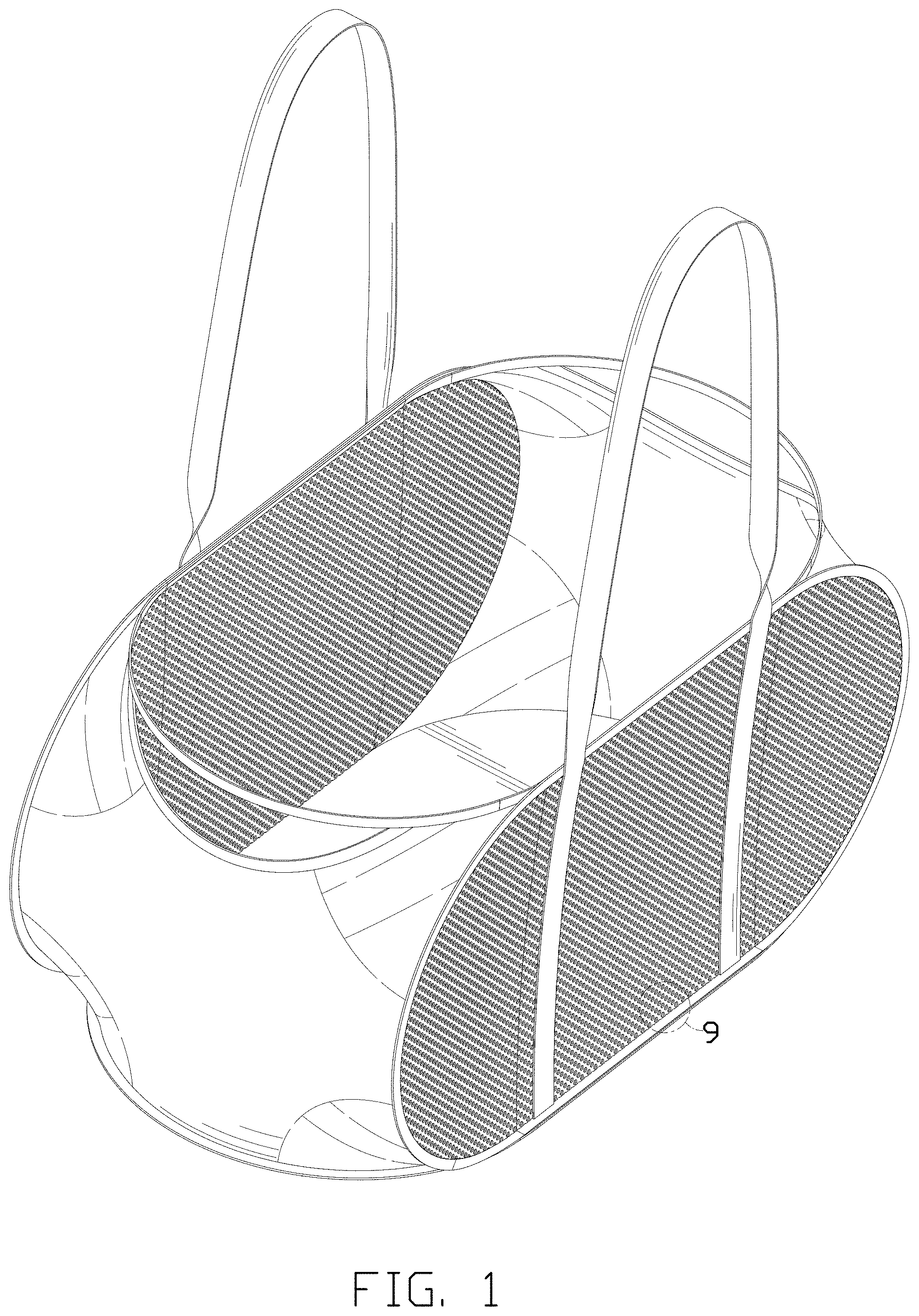 Patent USD1000738 — Dirty clothes basket — Figure 1