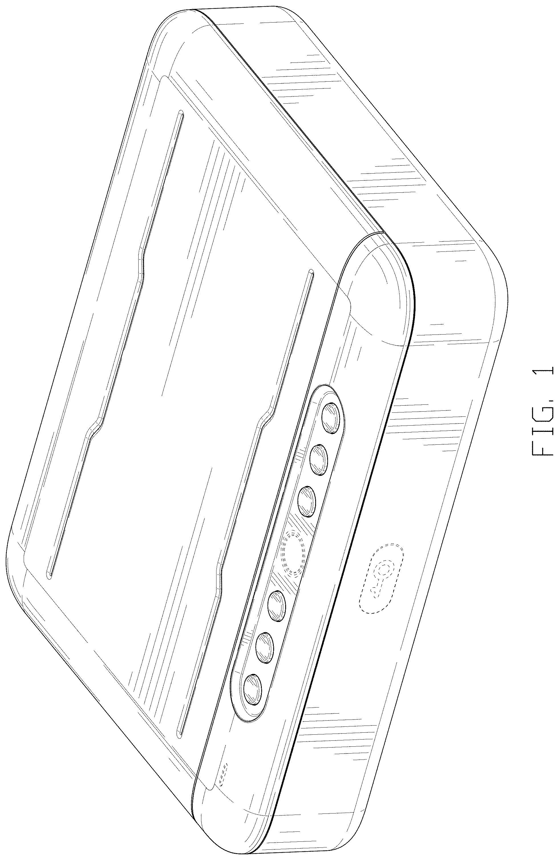 Patent USD1000750 — Safe box — Figure 1