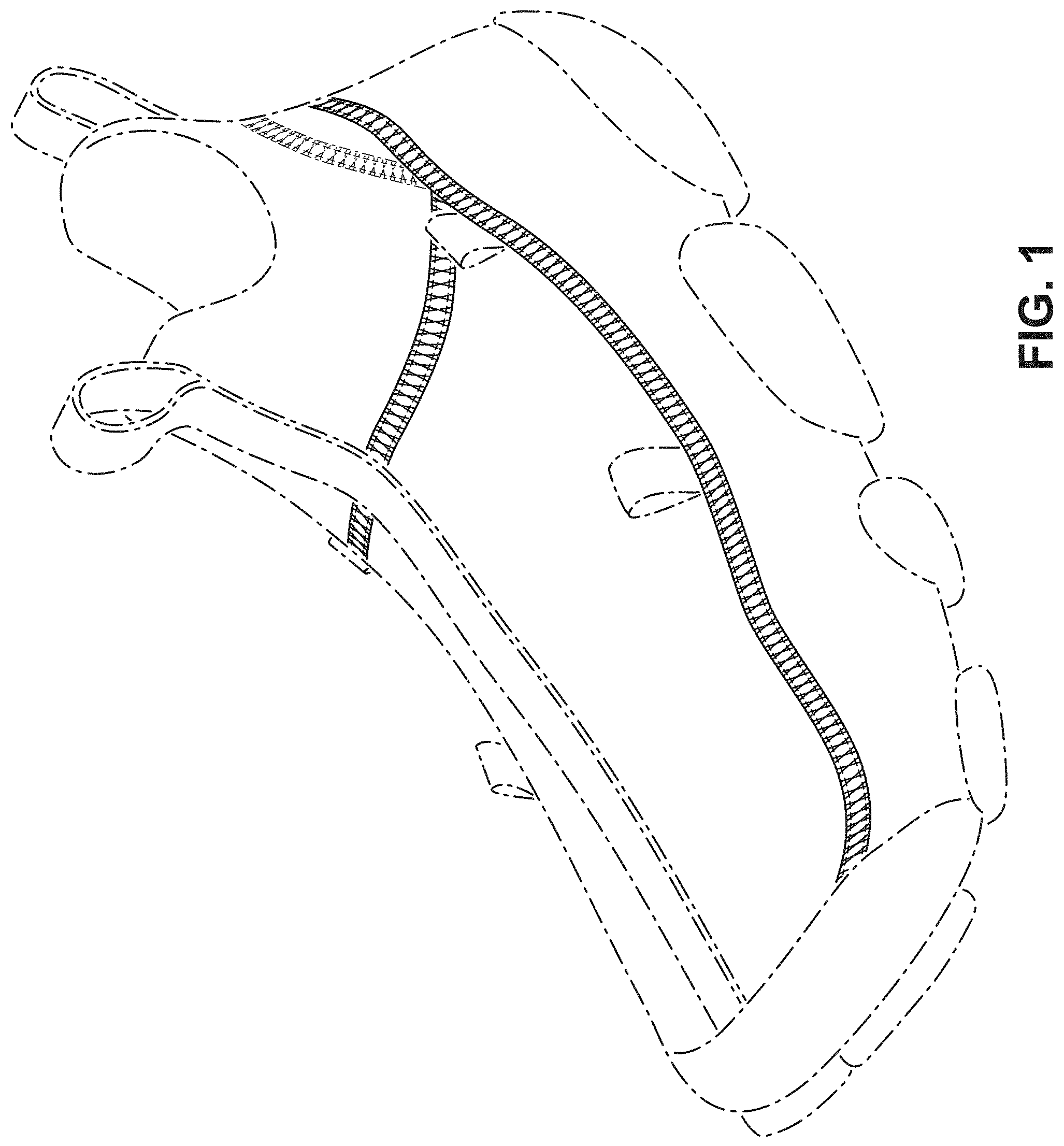 Patent USD1000758 Figure 1 – Shoe