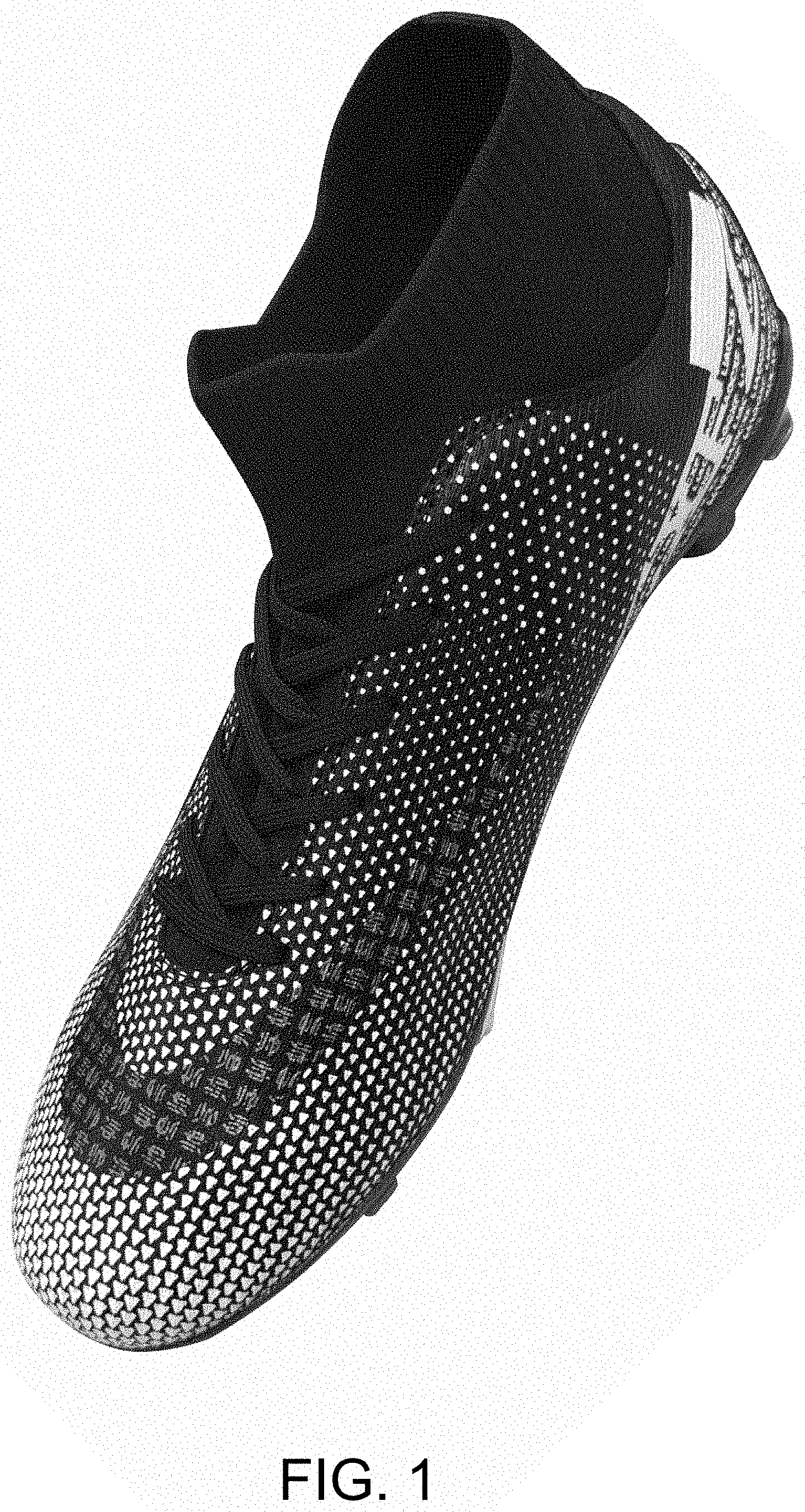 Patent USD1000762 — Soccer shoe — Figure 1