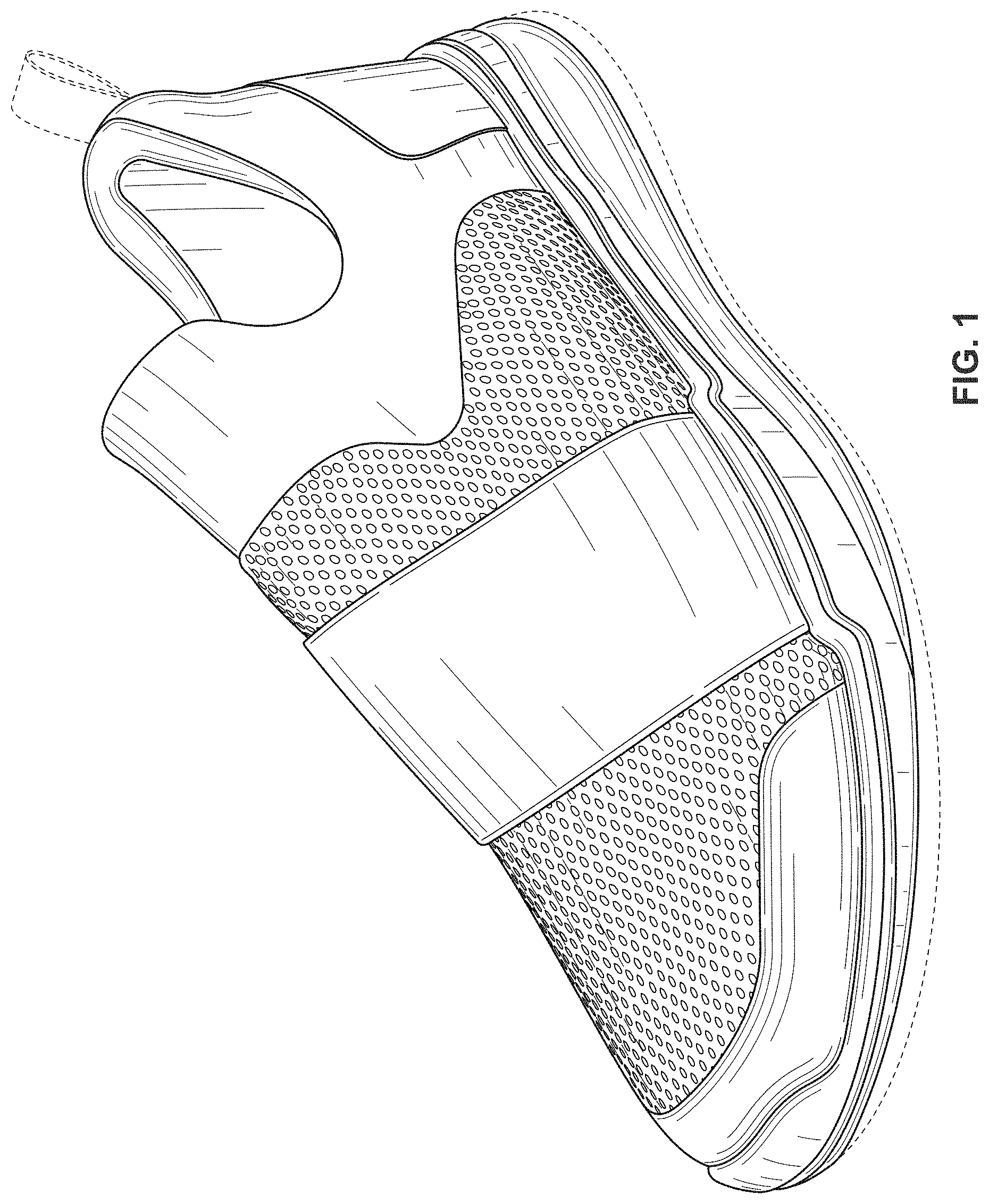 Patent USD1000766 — Footwear — Figure 1