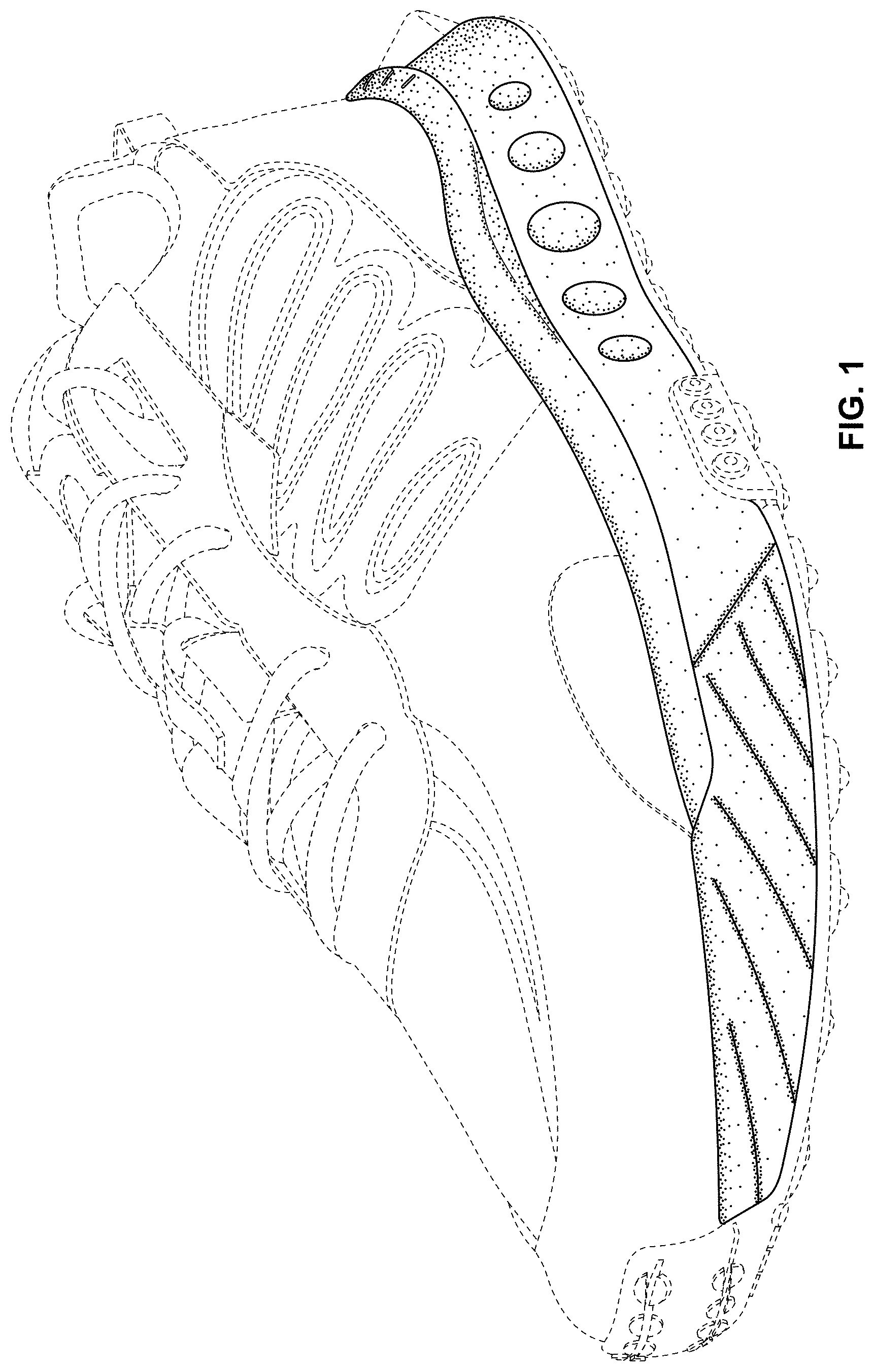 Patent USD1000768 — Shoe — Figure 1