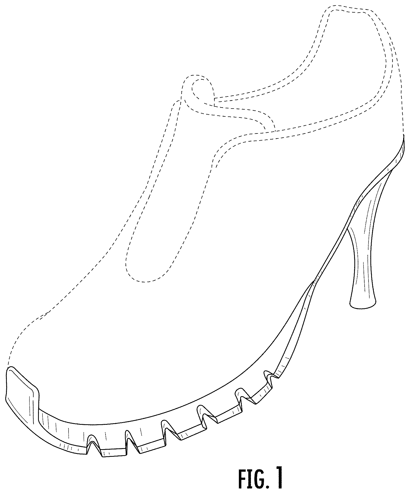 Patent USD1000773 — Shoe — Figure 1