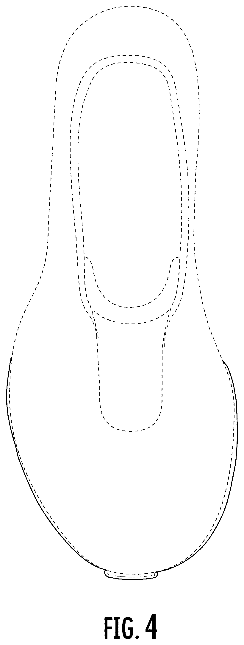 Patent USD1000773 Figure 4 – Shoe