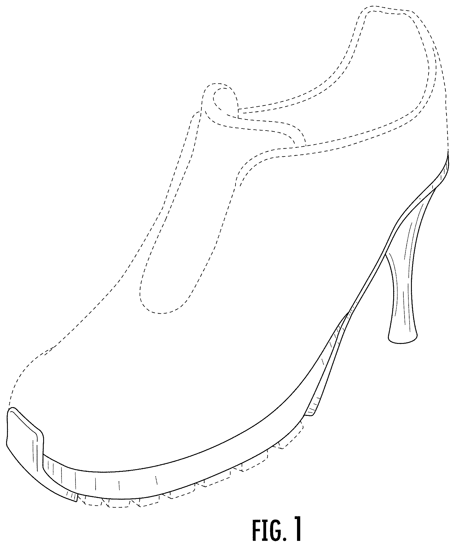 Patent USD1000795 — Shoe — Figure 1