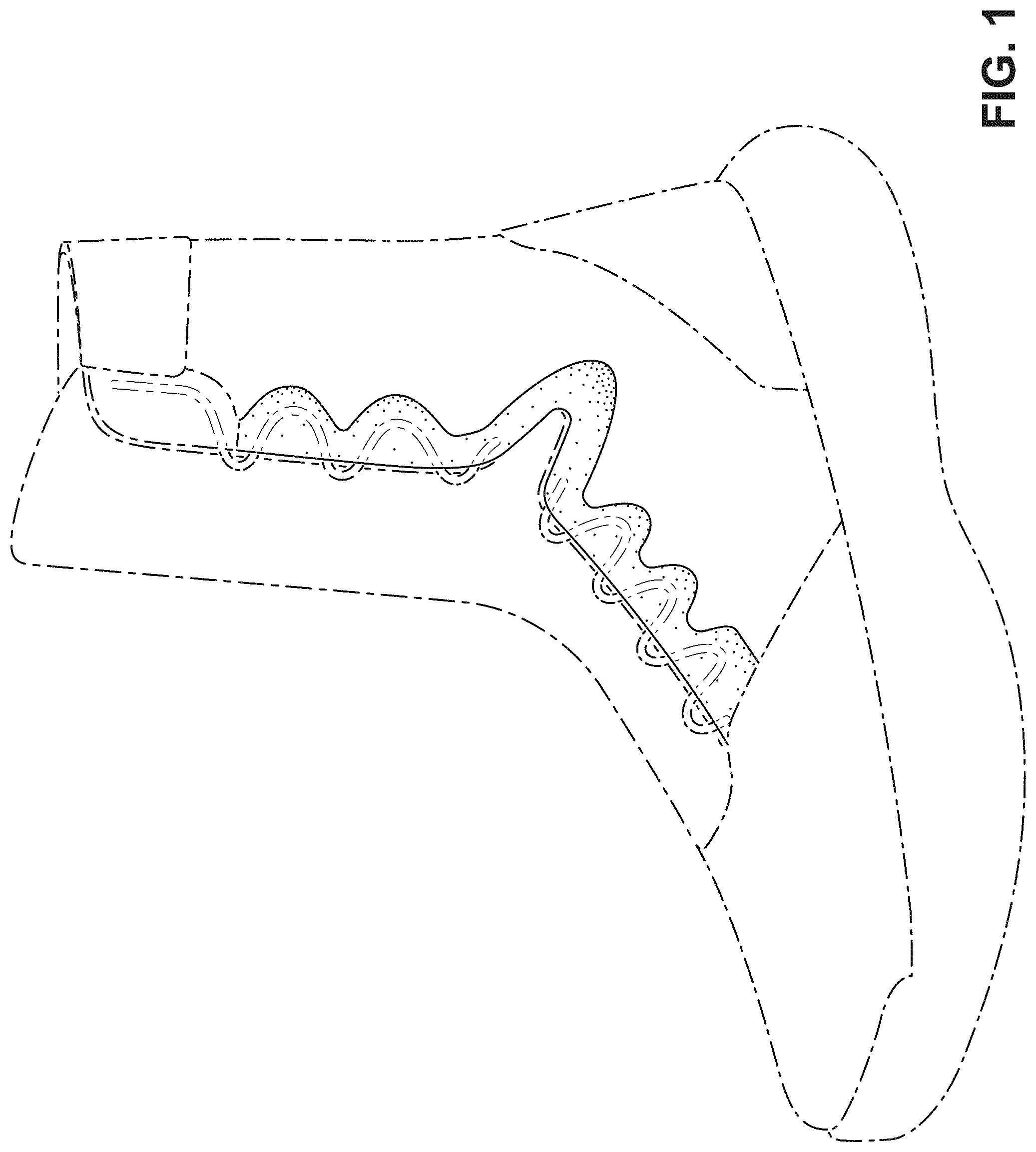 Patent USD1000807 — Shoe — Figure 1