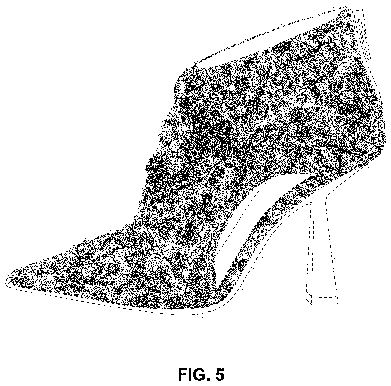Patent USD1000808 Figure 5 – Footwear