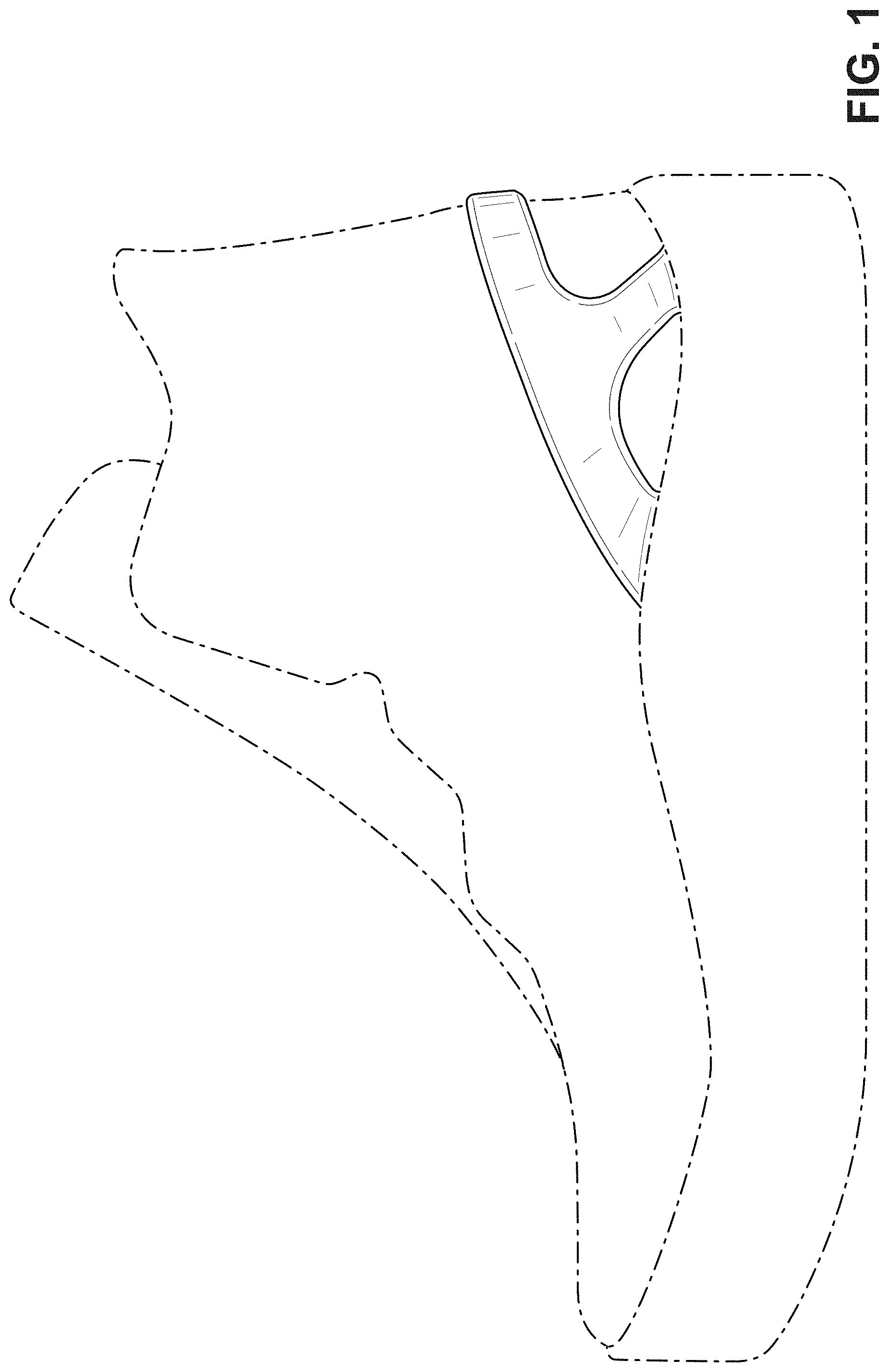 Patent USD1000809 Figure 1 – Shoe
