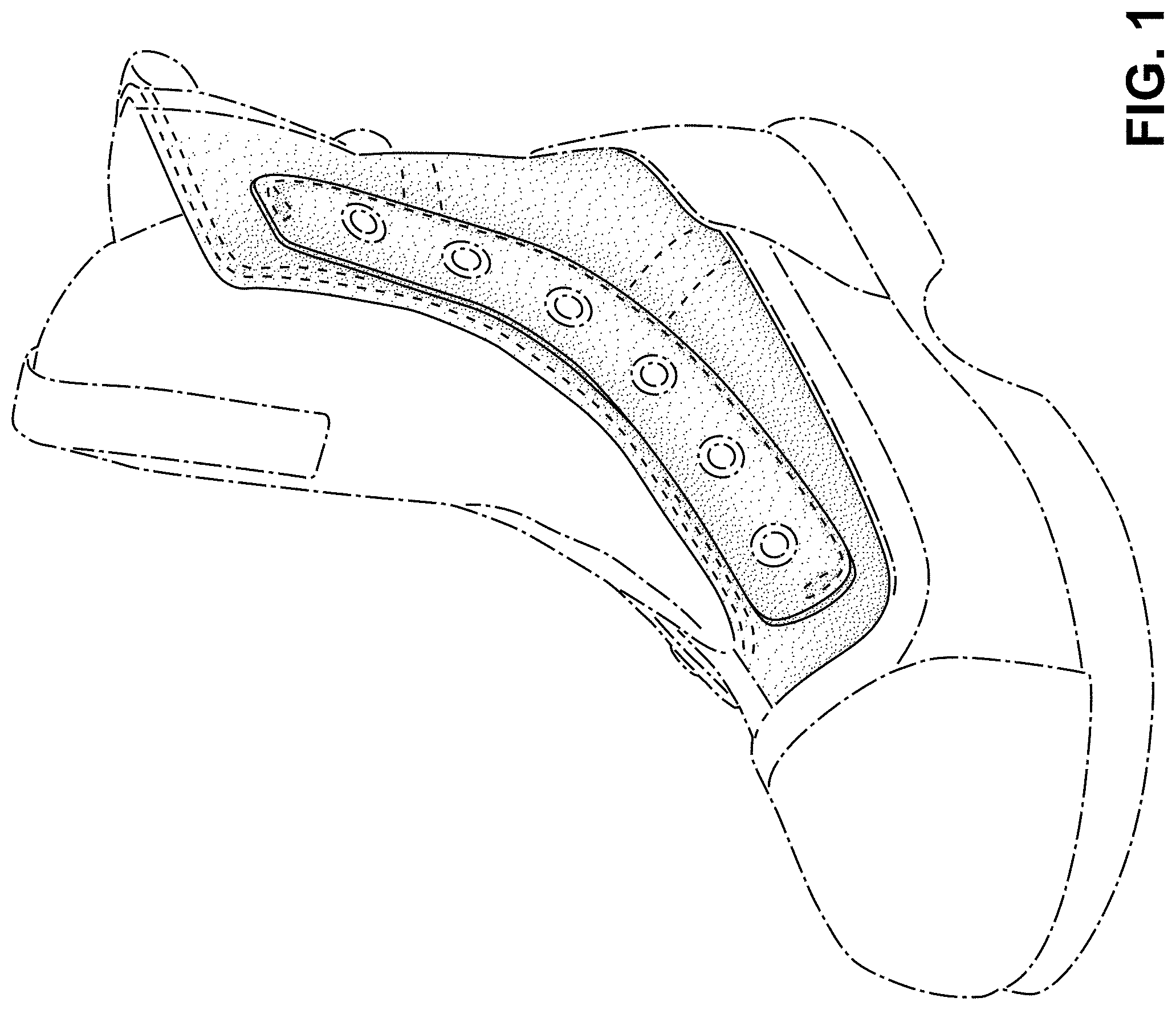 Patent USD1000819 Figure 1 – Shoe