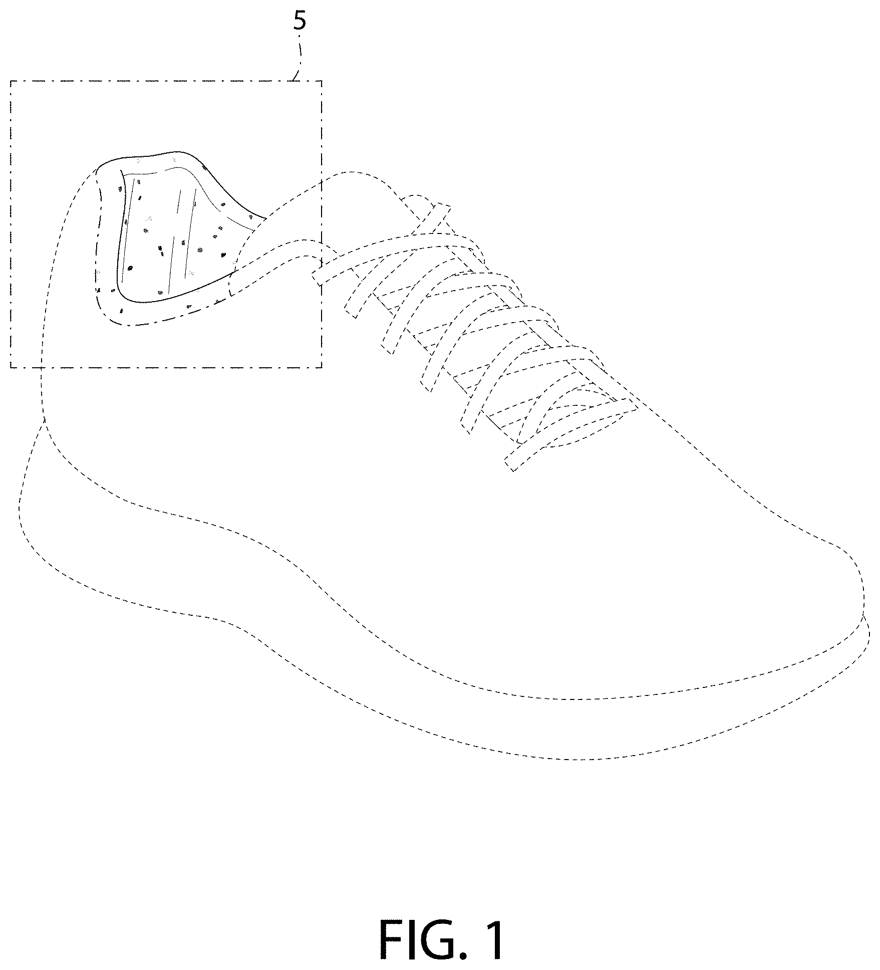 Patent USD1000821 — Shoe — Figure 1
