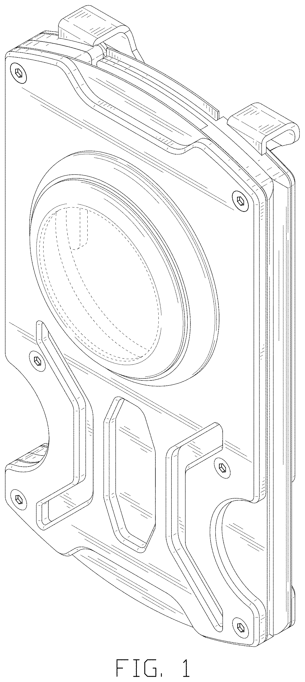 Patent USD1000830 — Metal wallet — Figure 1