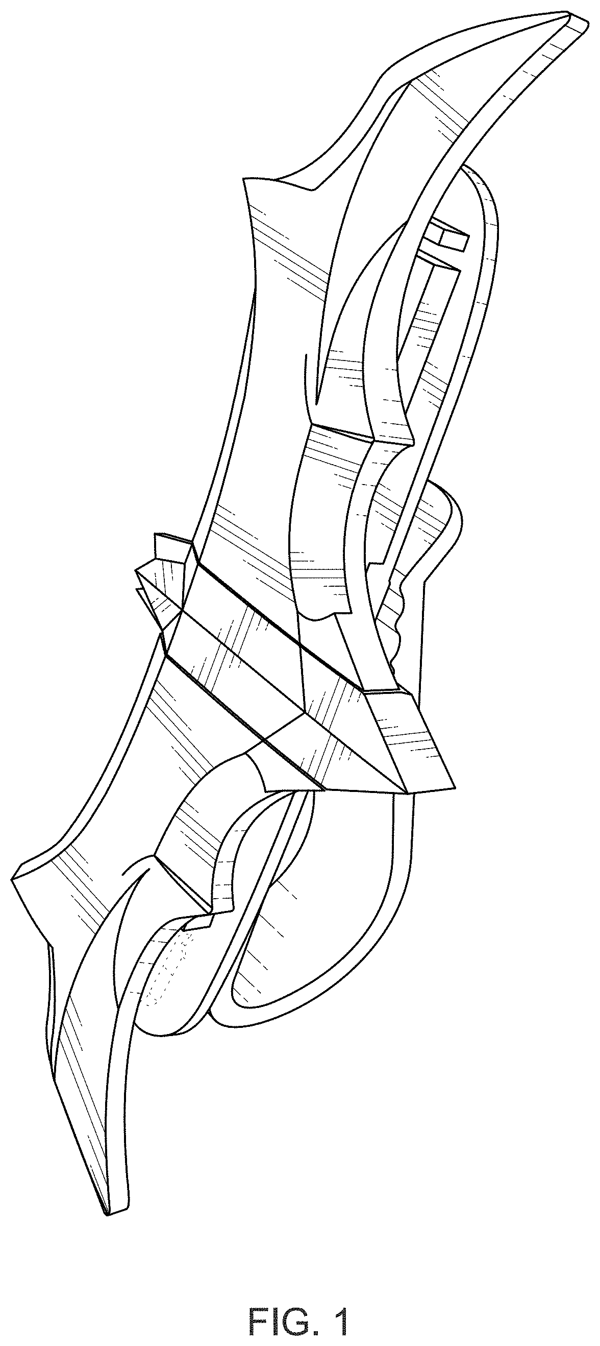 Patent USD1000831 — Eyeglass holder — Figure 1